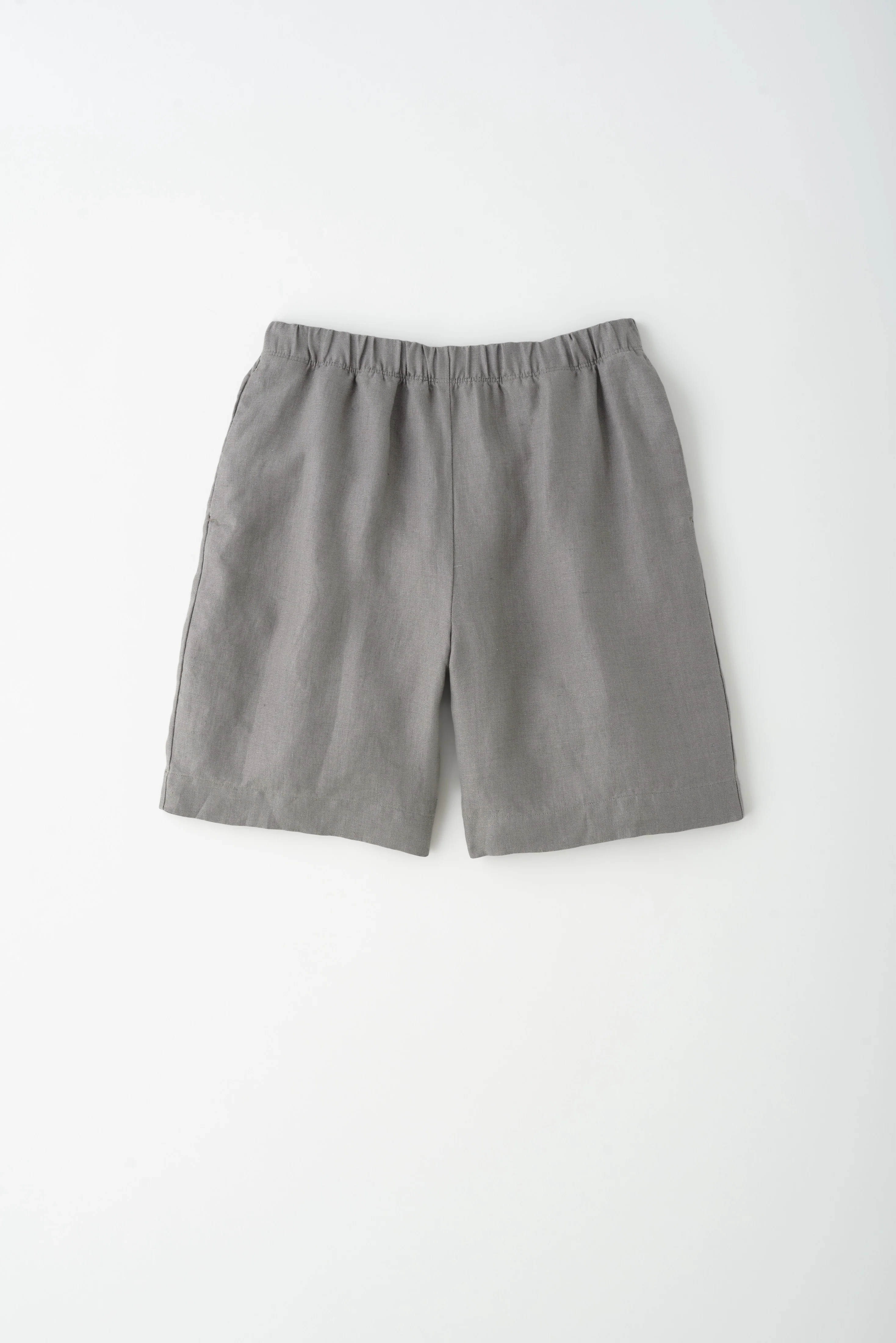 Cairo Linen Short in Dark Taupe - Image 5