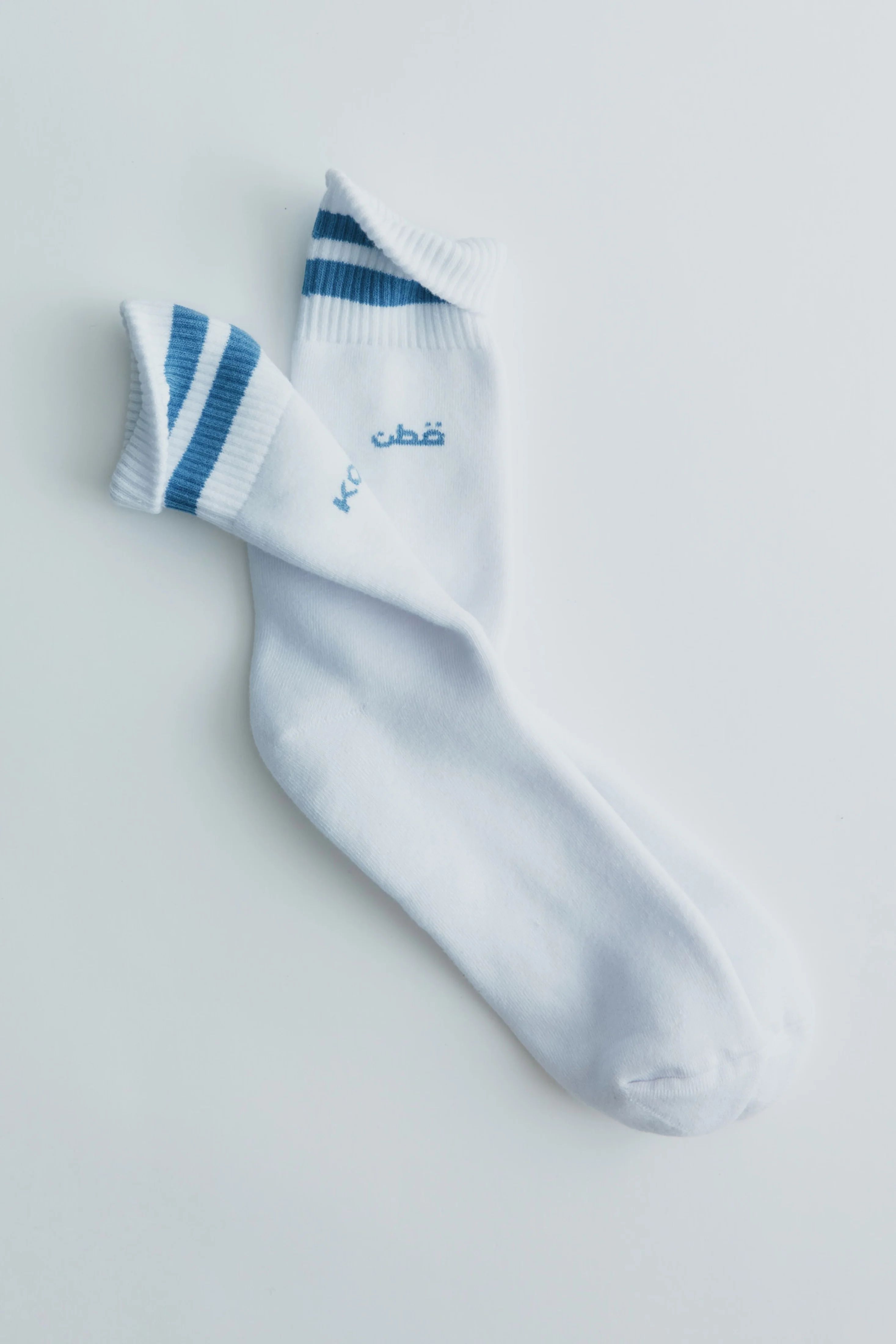 Crew Socks in Columbia Stripe - Image 2