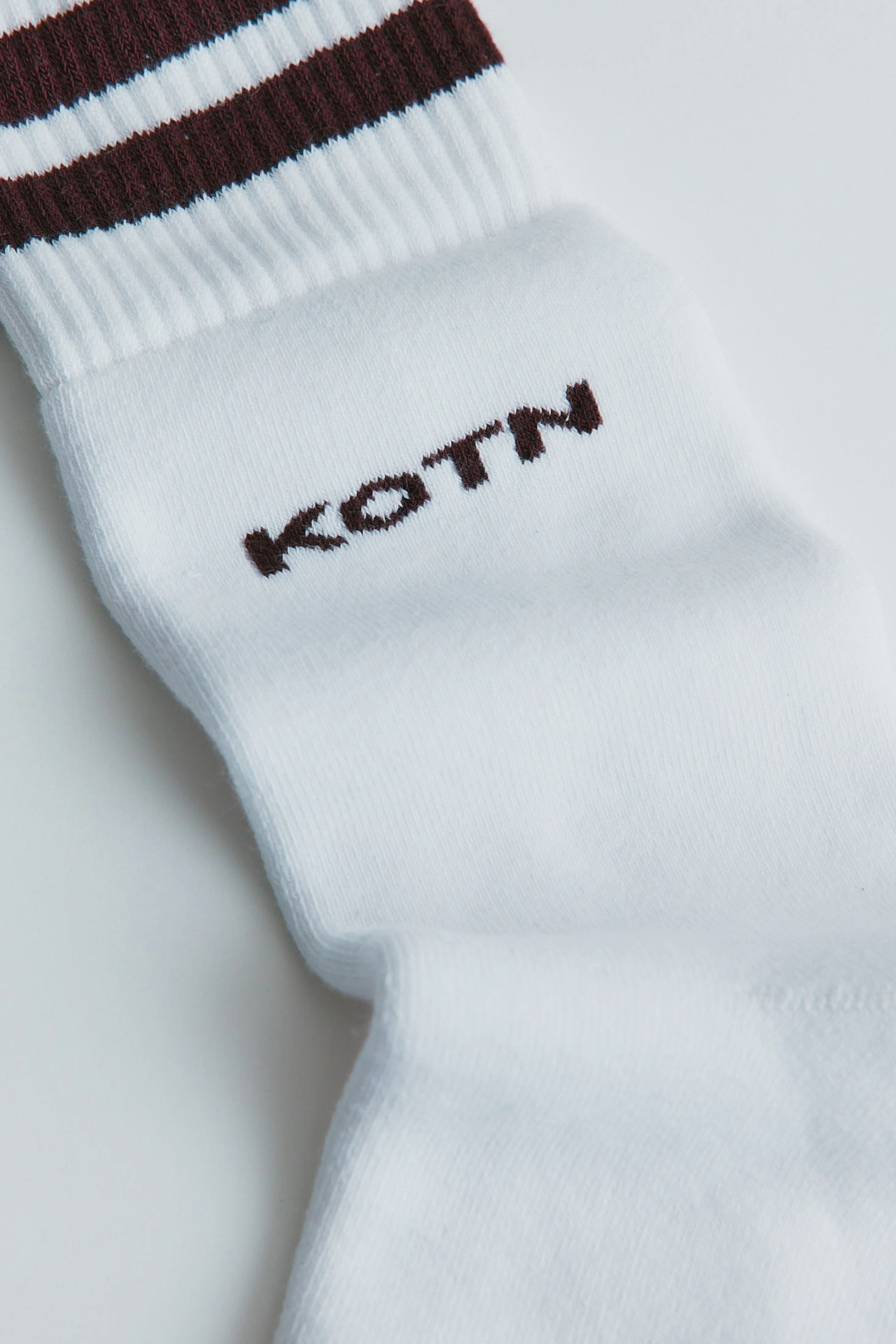 Crew Socks in Harvard Stripe - Image 3