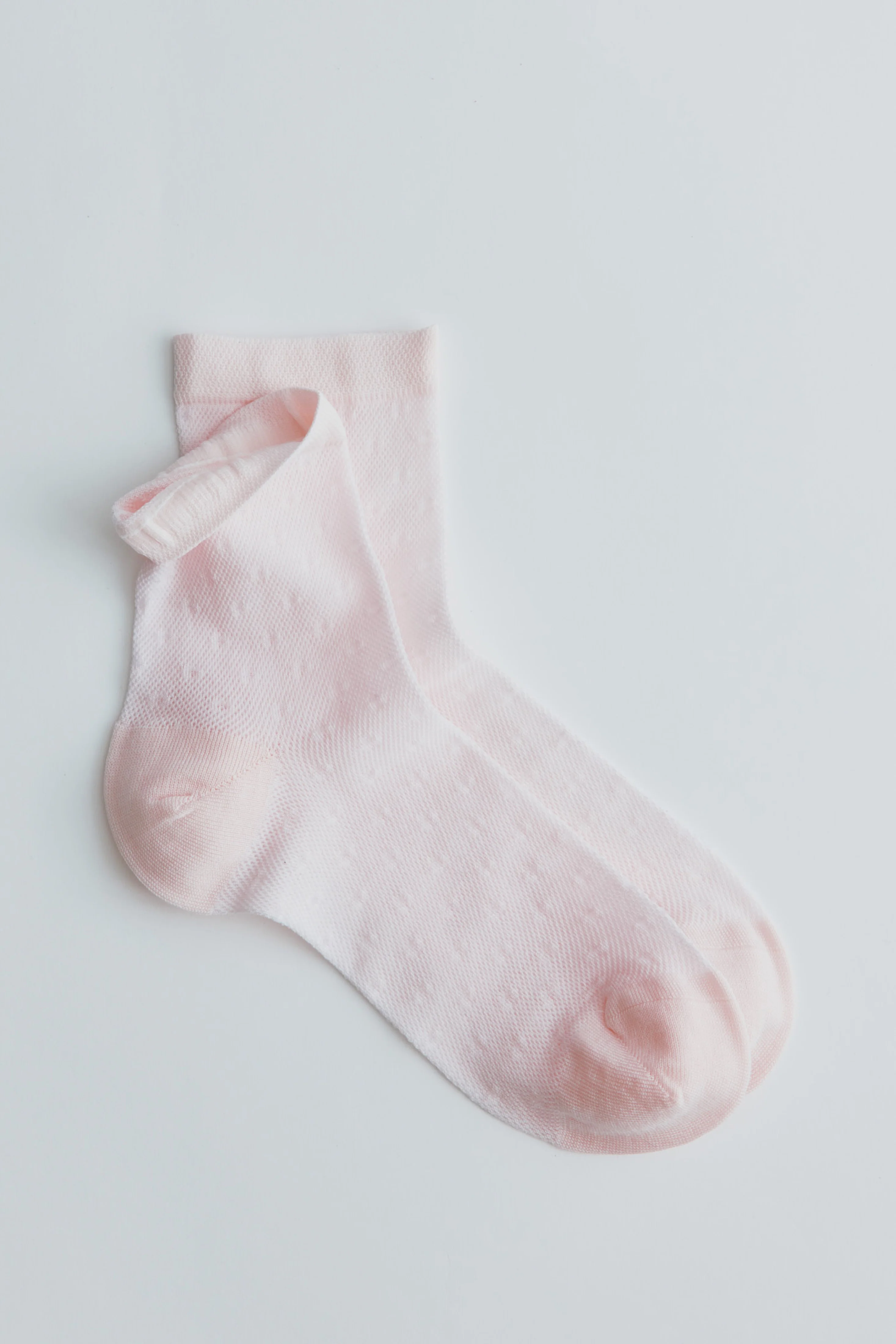 Dotty Socks in Pink Frost - Image 2