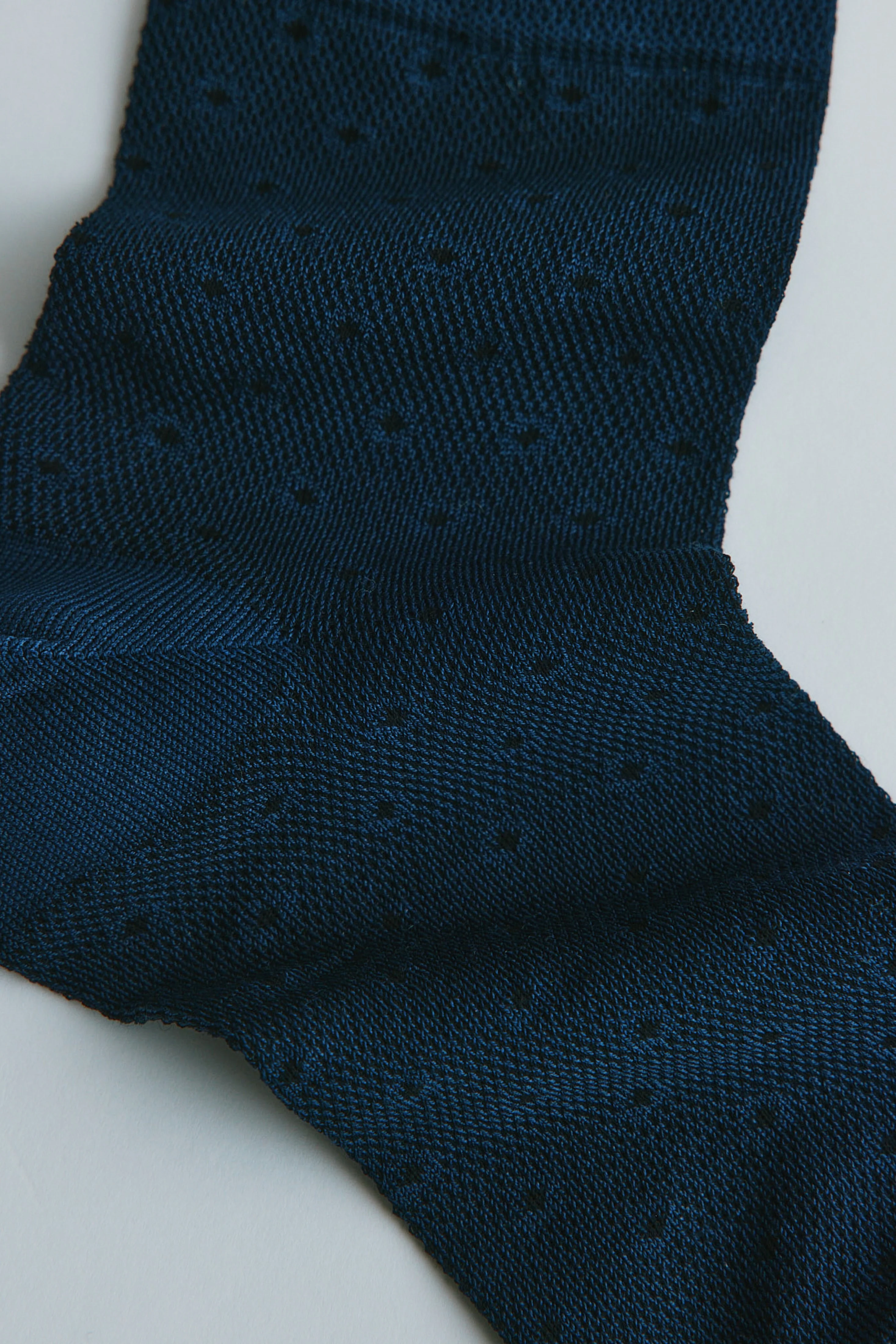 Dotty Socks in Pitch Navy - Image 2