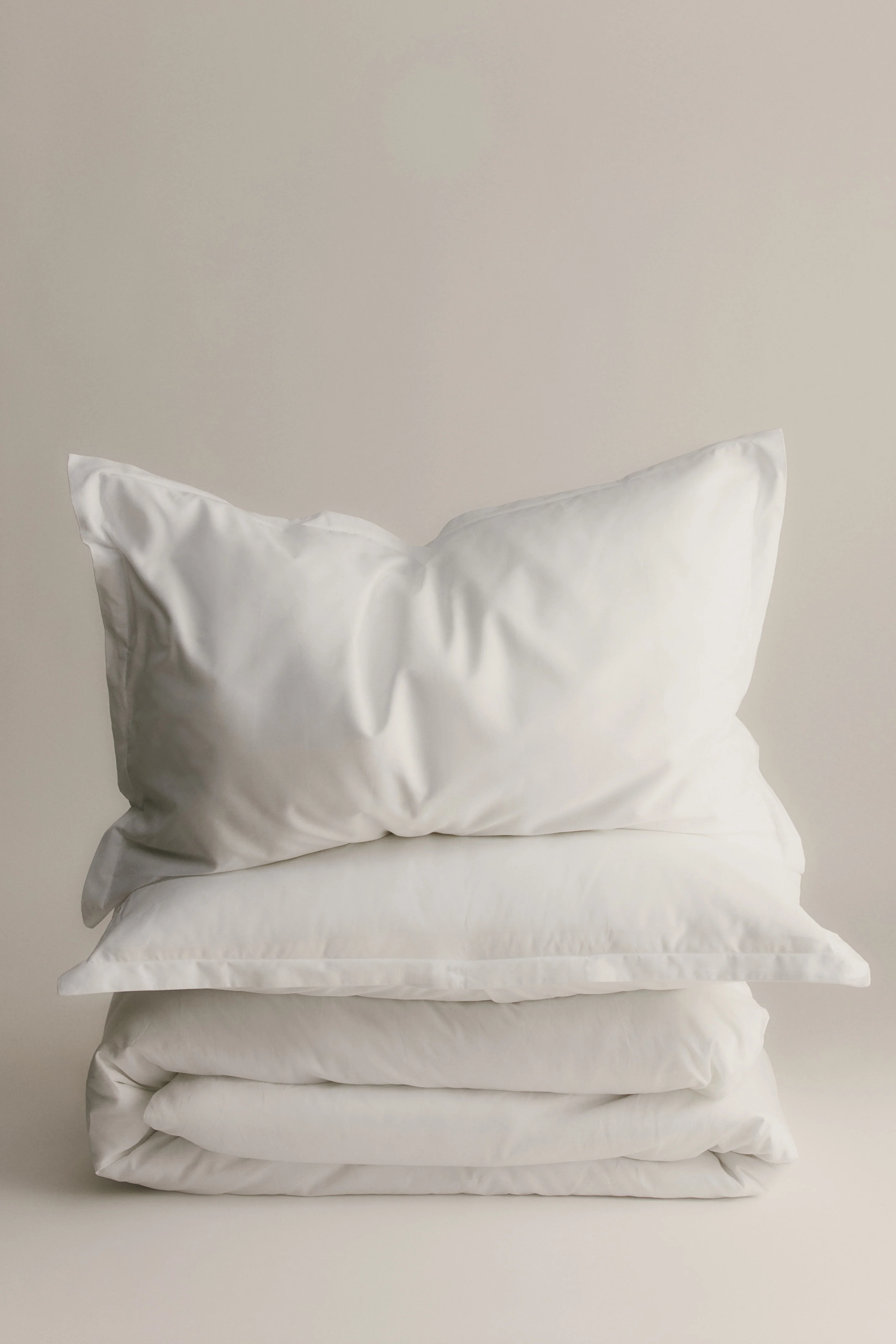 Duvet Cover and Sham Set in White