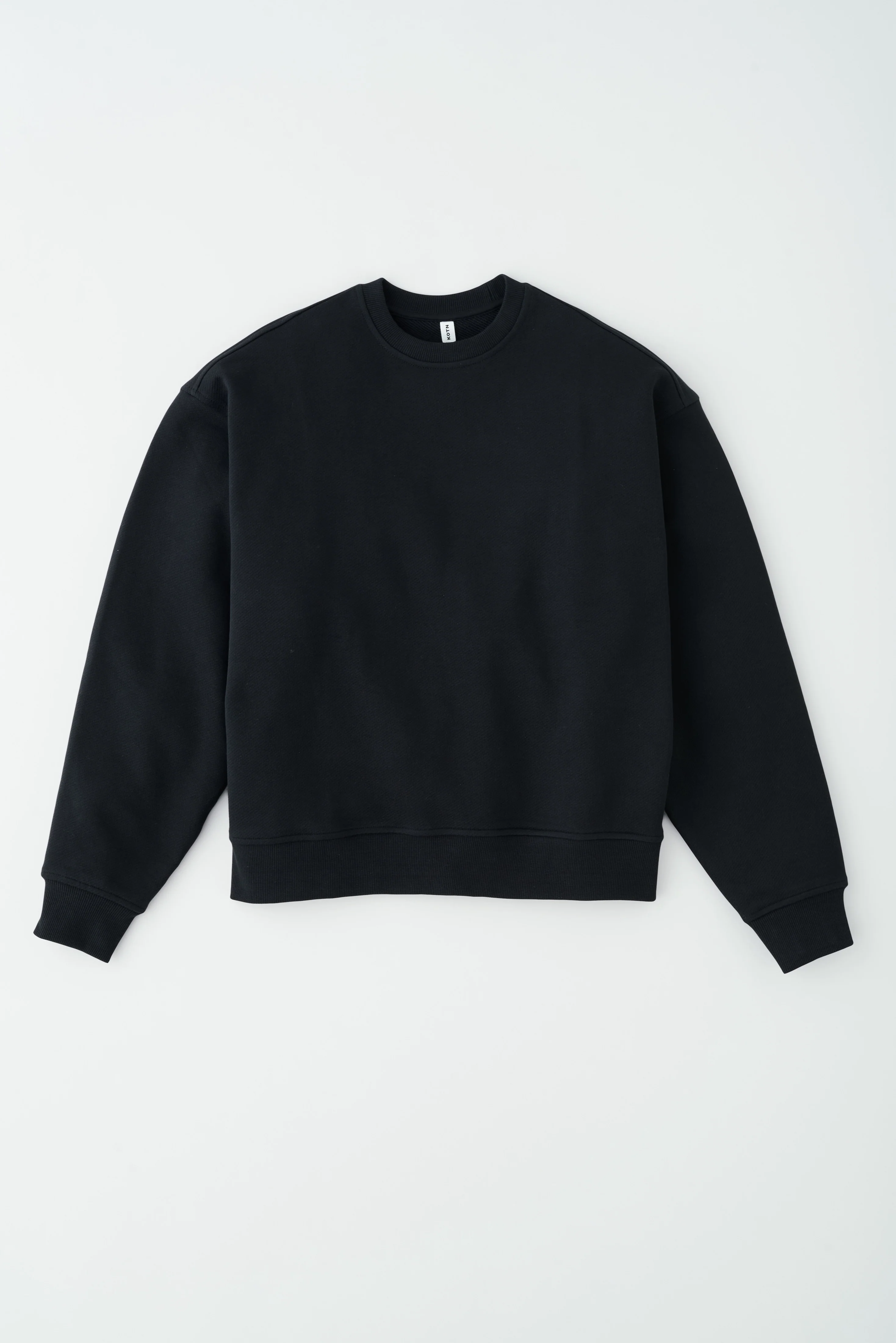French Terry Sweatshirt in Black - Image 6