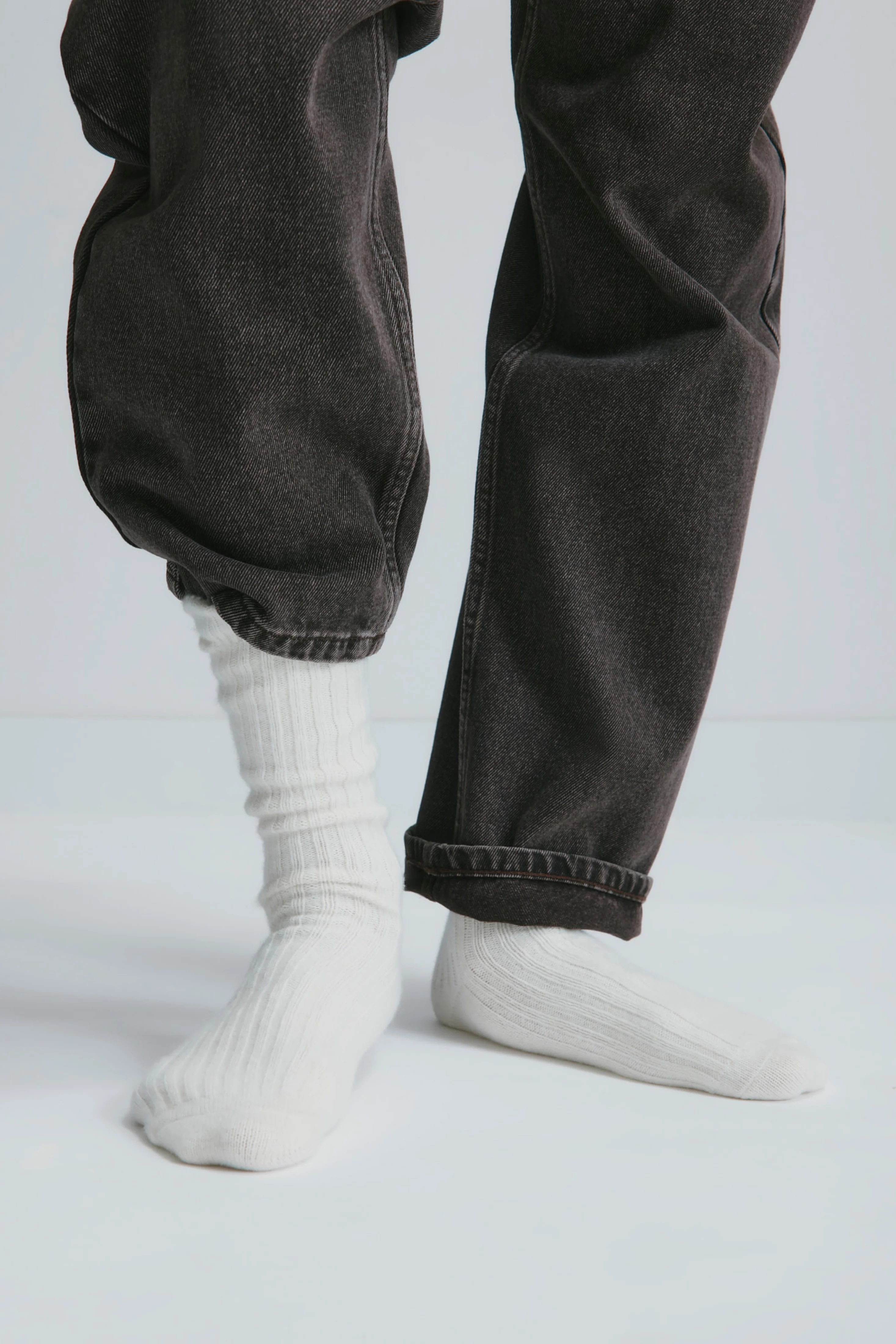 Highlands Sweater Socks in Marshmallow - Image 5
