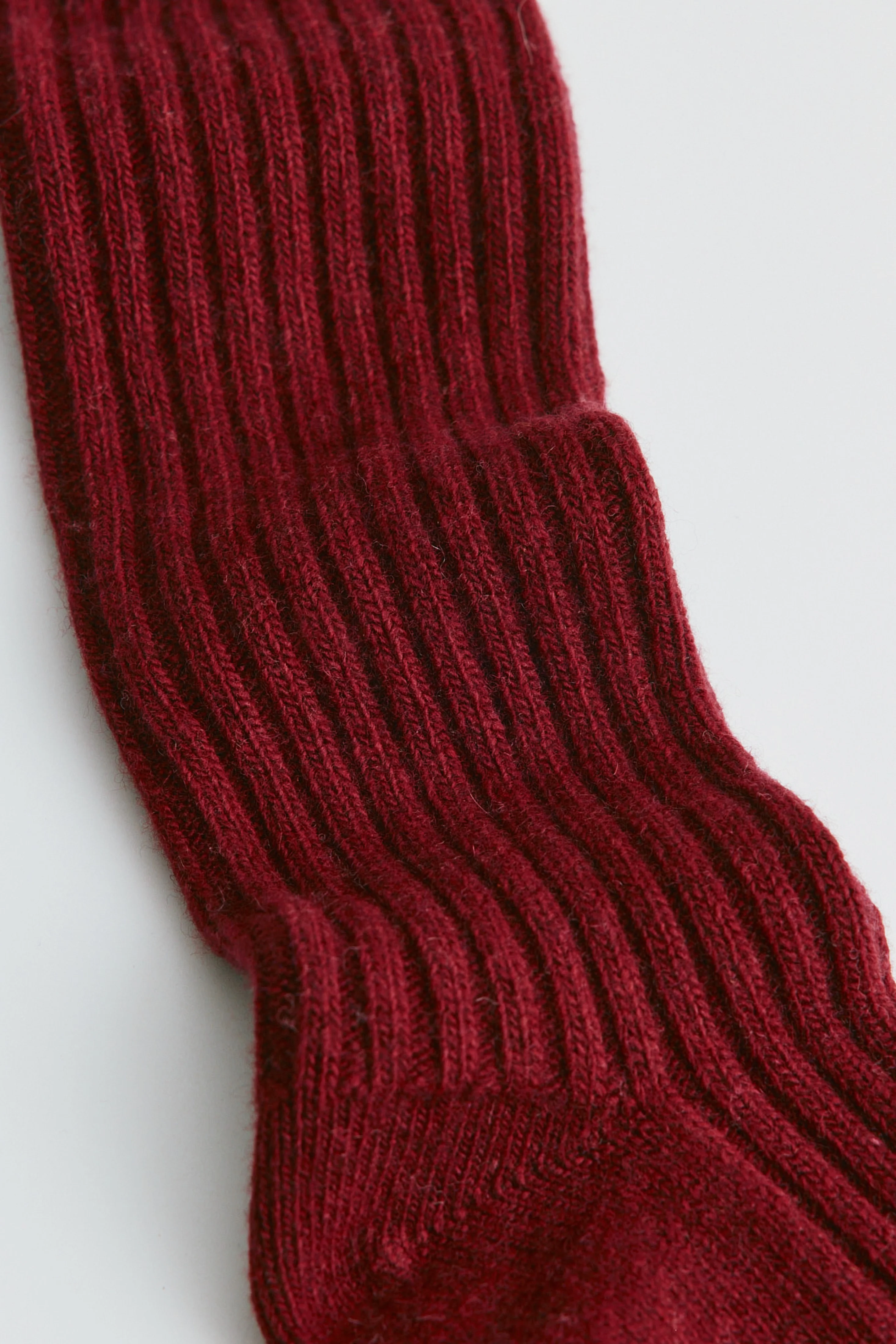 Highlands Sweater Socks in Sunstar Red - Image 3