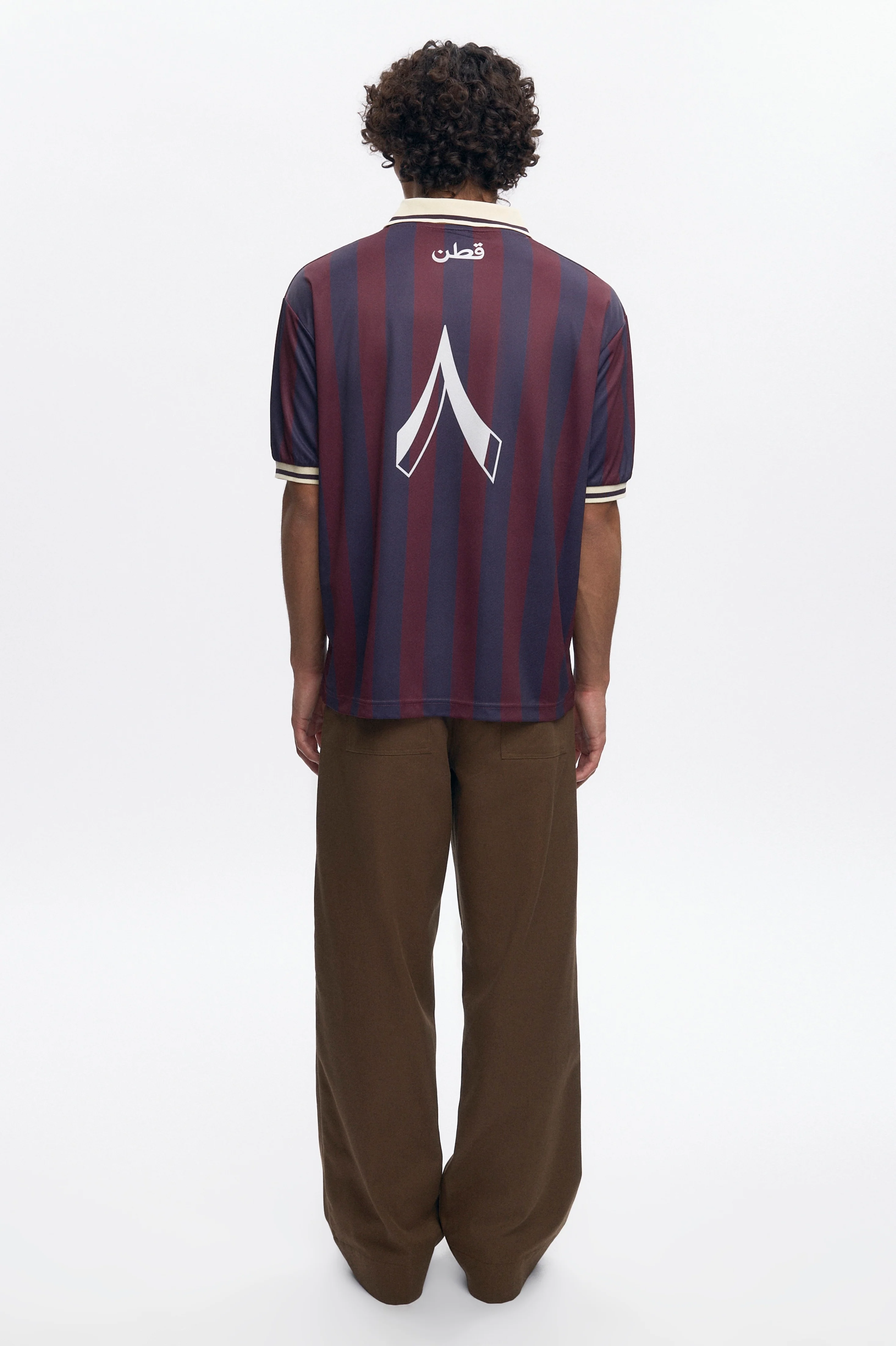 Kotn SS Soccer Jersey in Plum/Navy - Image 9
