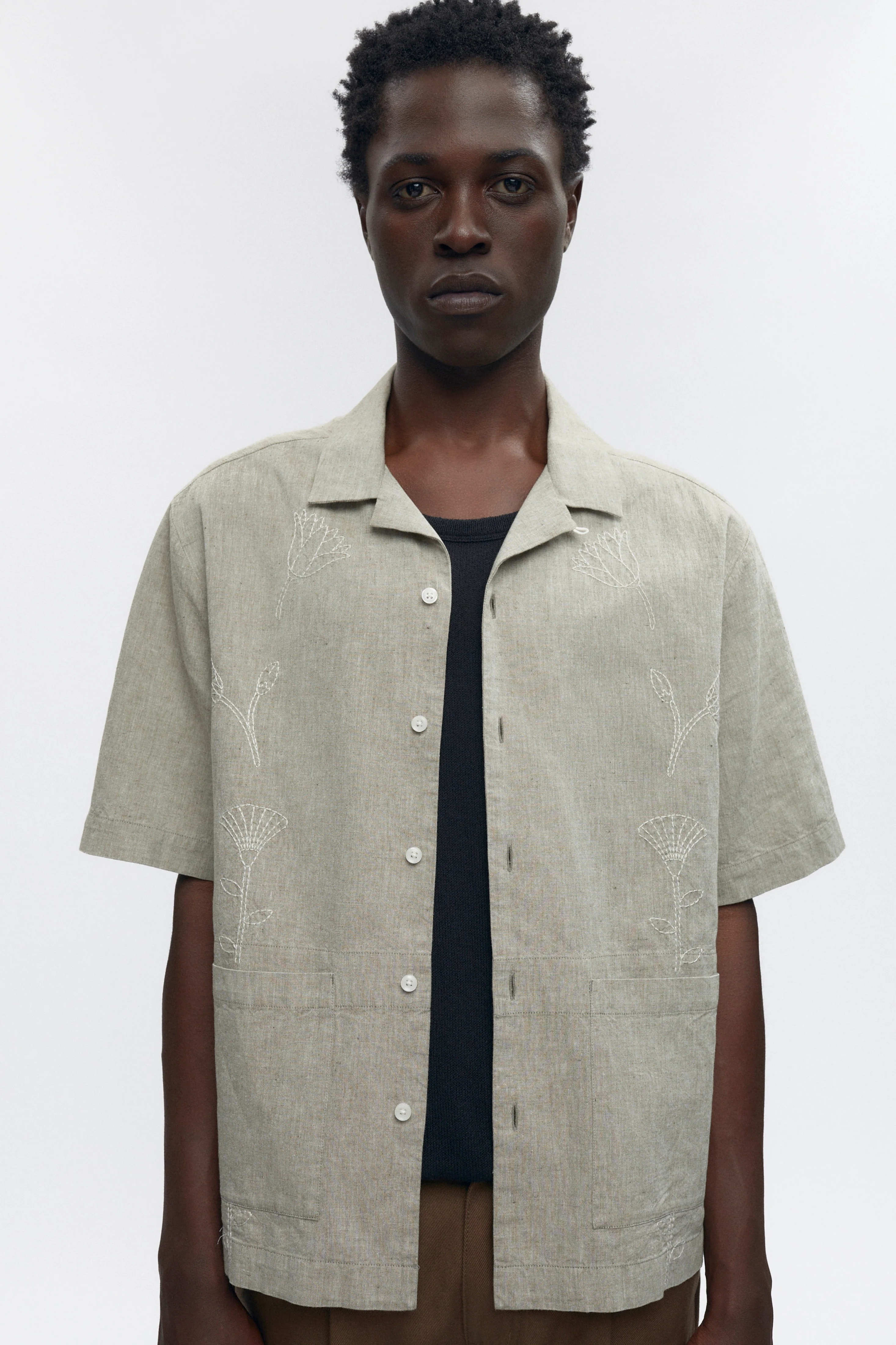 Linen Camp Shirt - Image 2