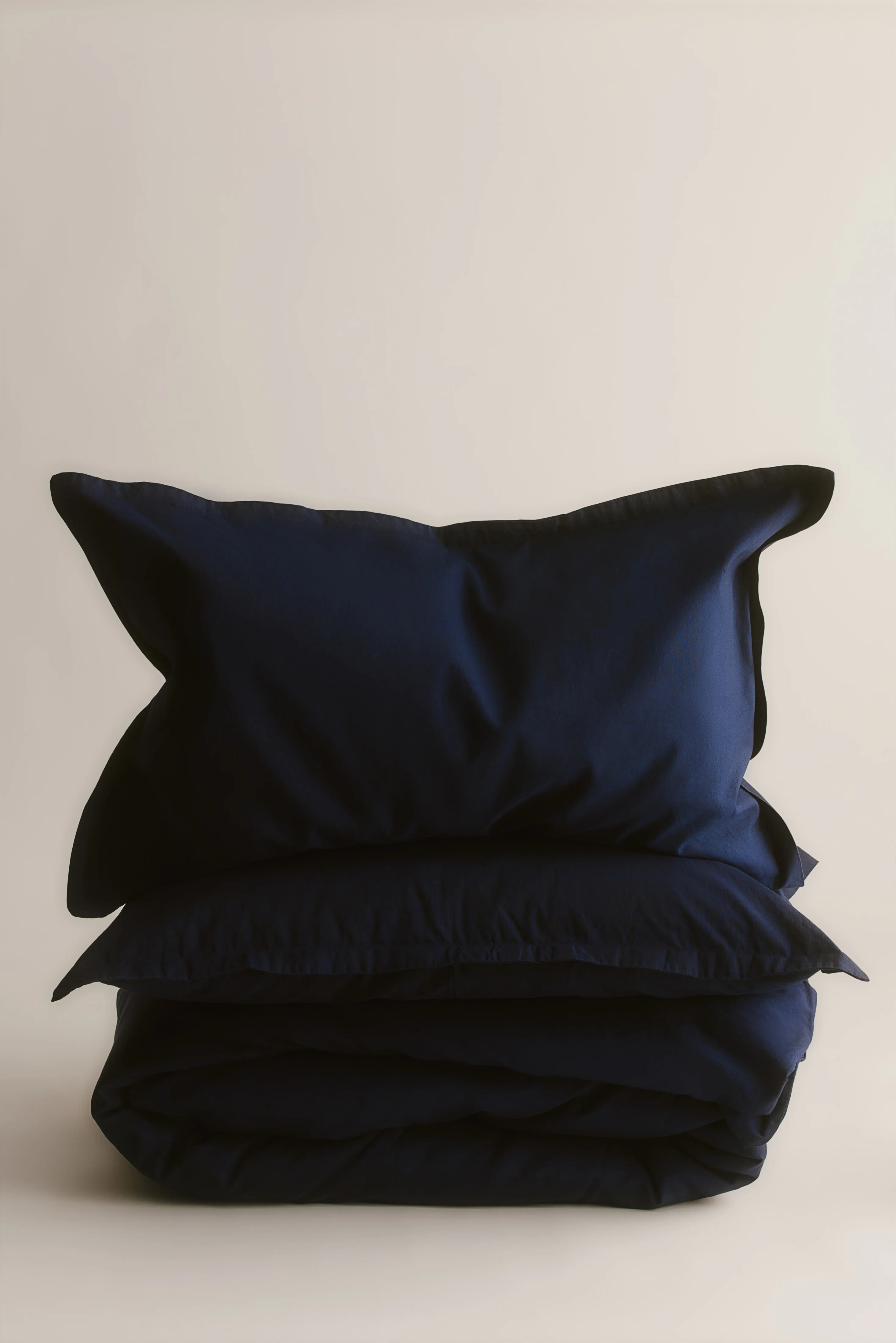 Linen Duvet Cover and Sham Set in Maritime