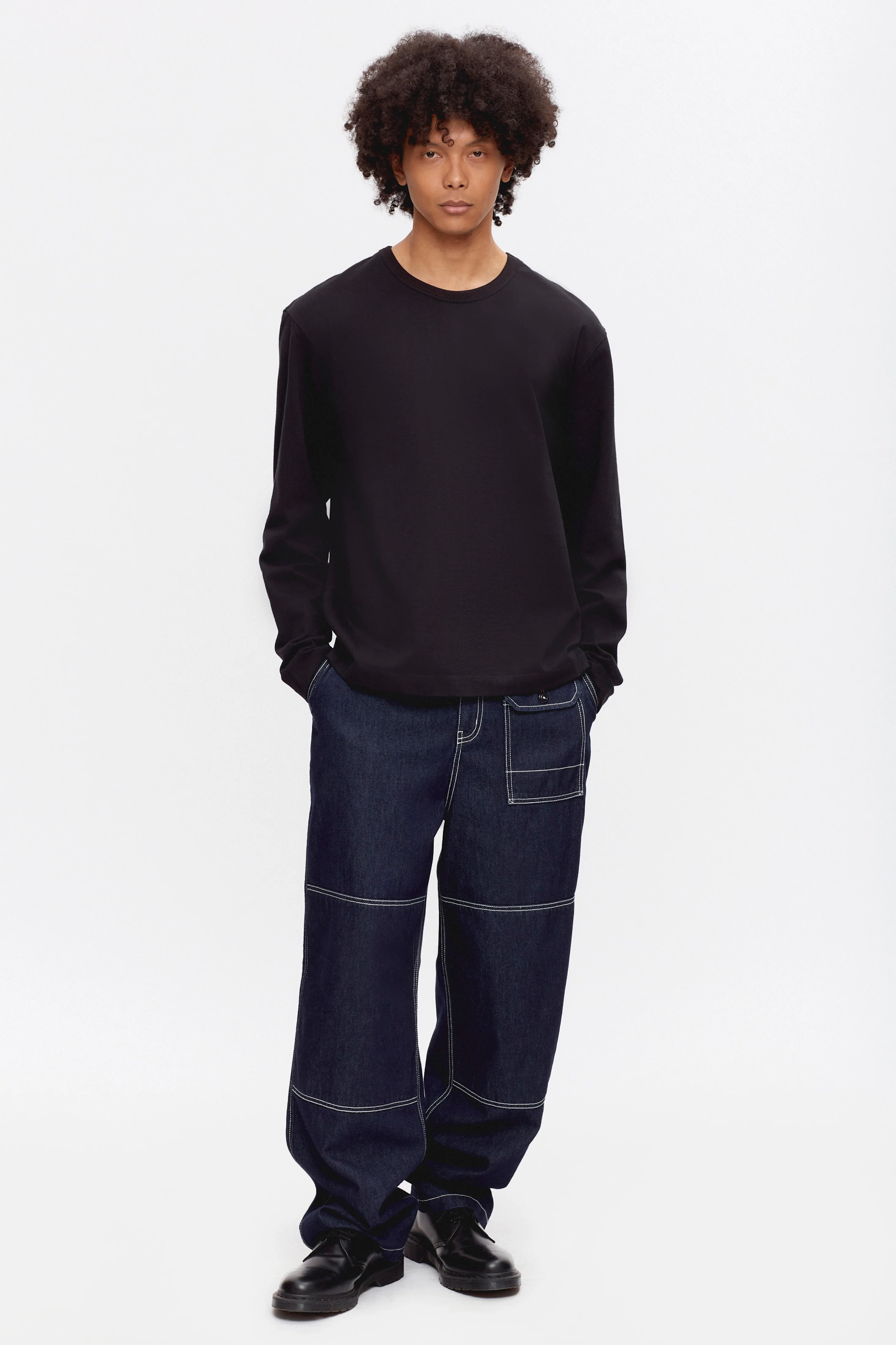 Manzala Pant in Midnight Wash
