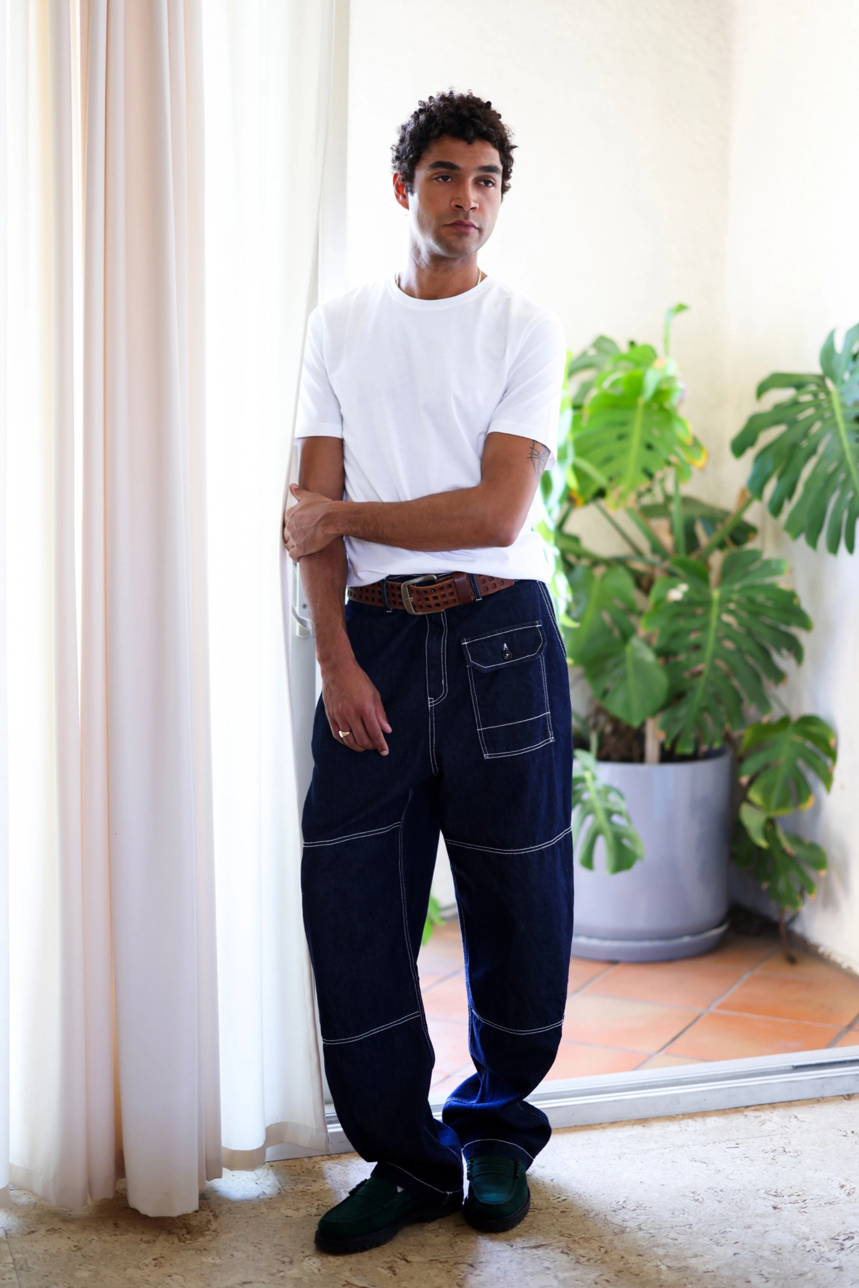 Manzala Pant in Midnight Wash - Image 2