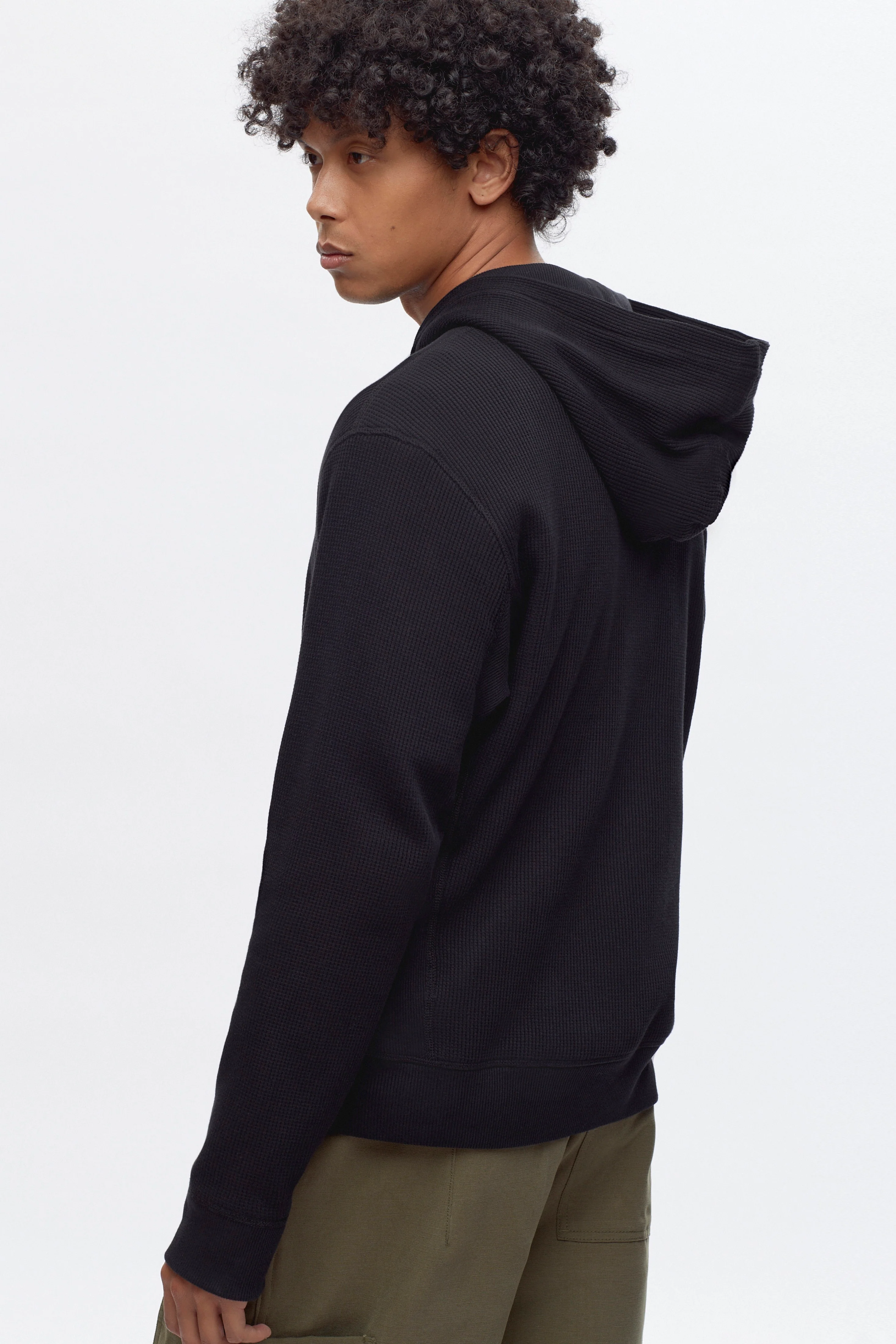 Atlas Hoodie in Black - Image 3