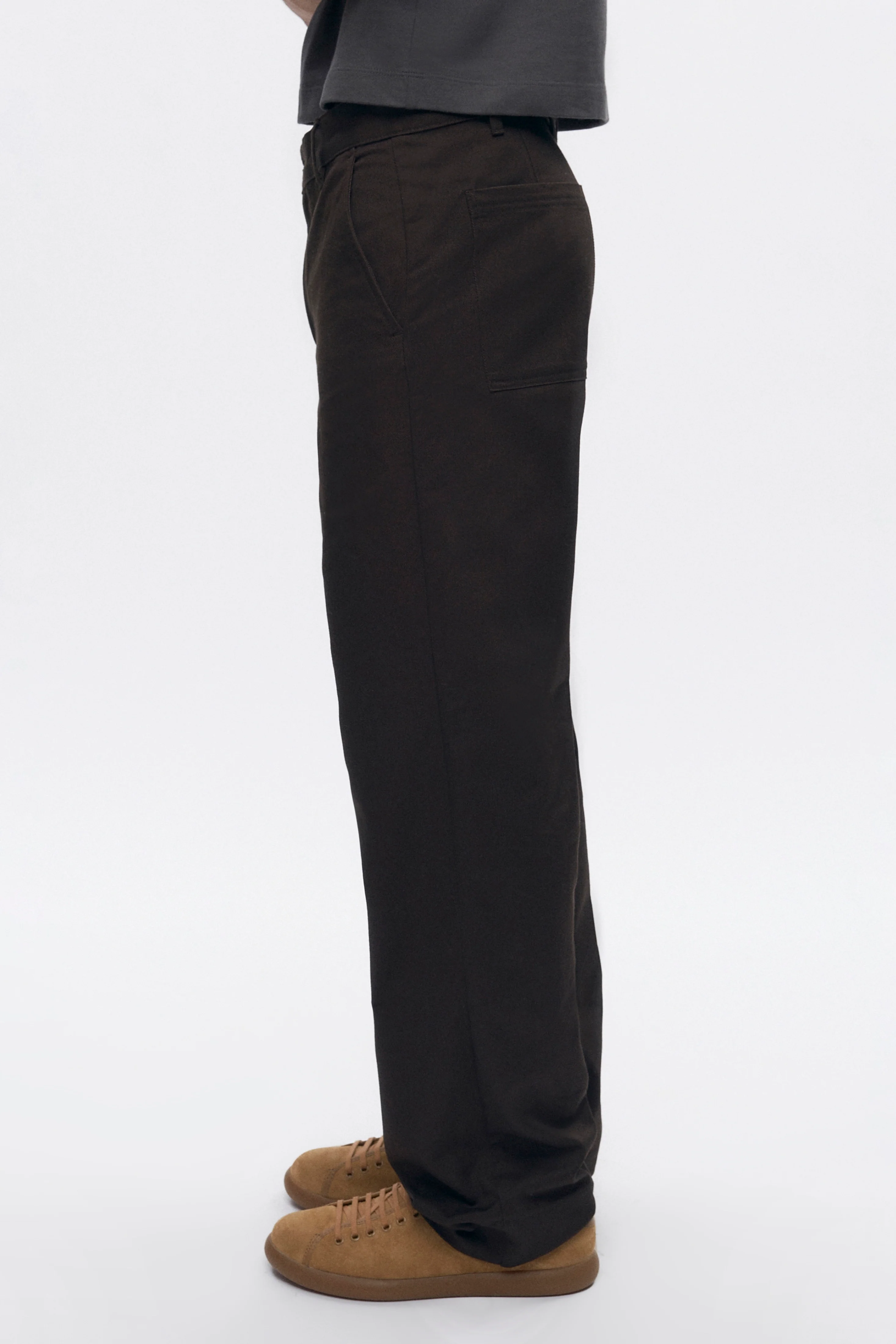 Men's Buma Trouser in Coffee Bean - Image 3