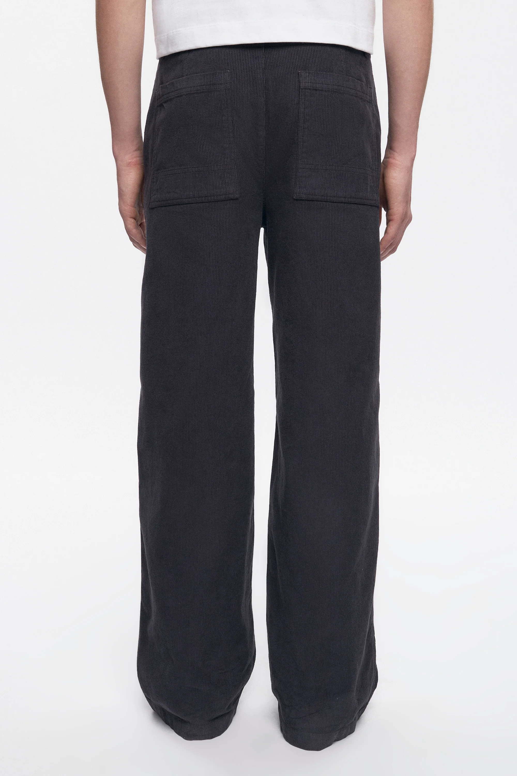 Men's Cord Work Pant in Black - Image 5