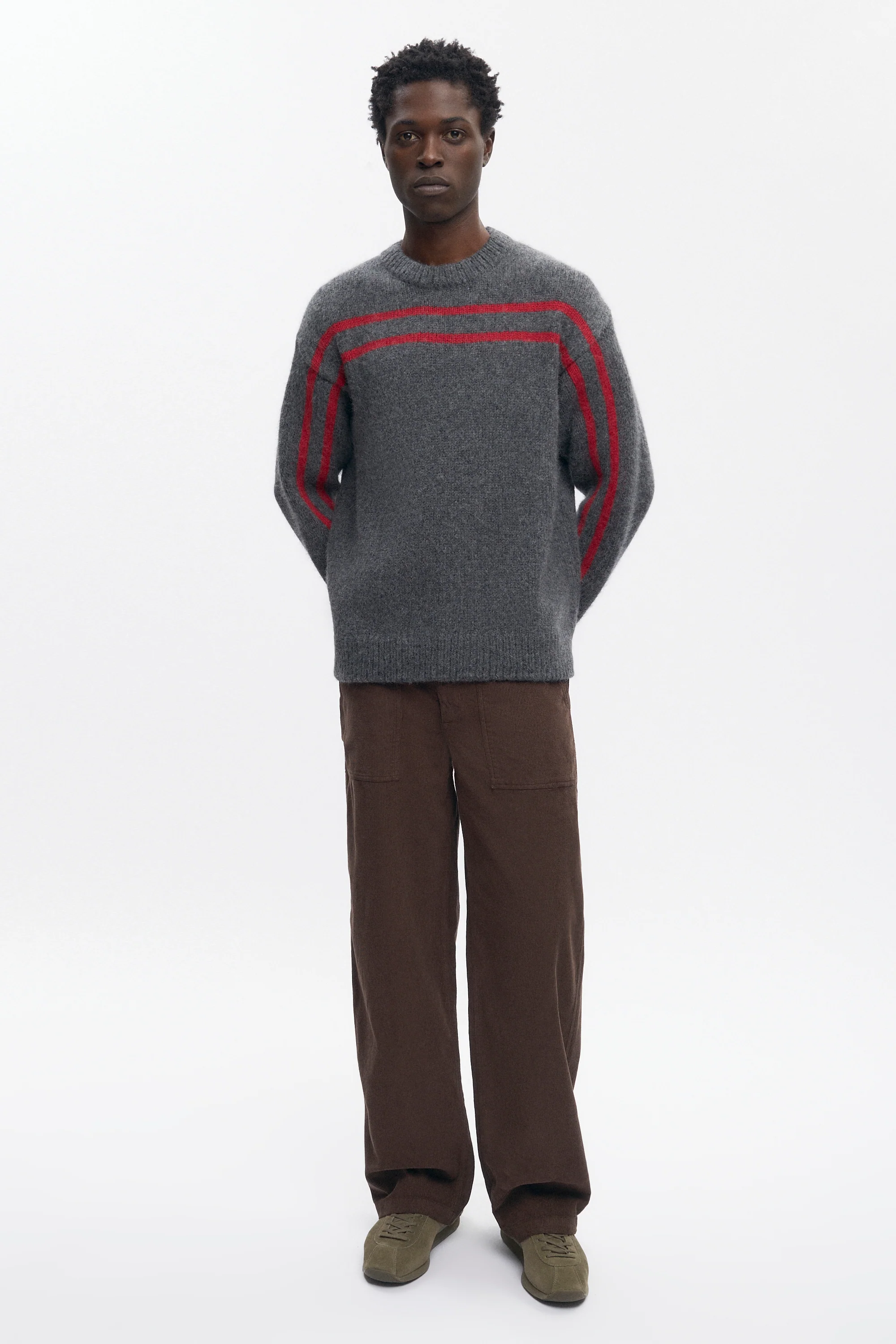 Men's Cord Work Pant in Coffee Bean - Image 3