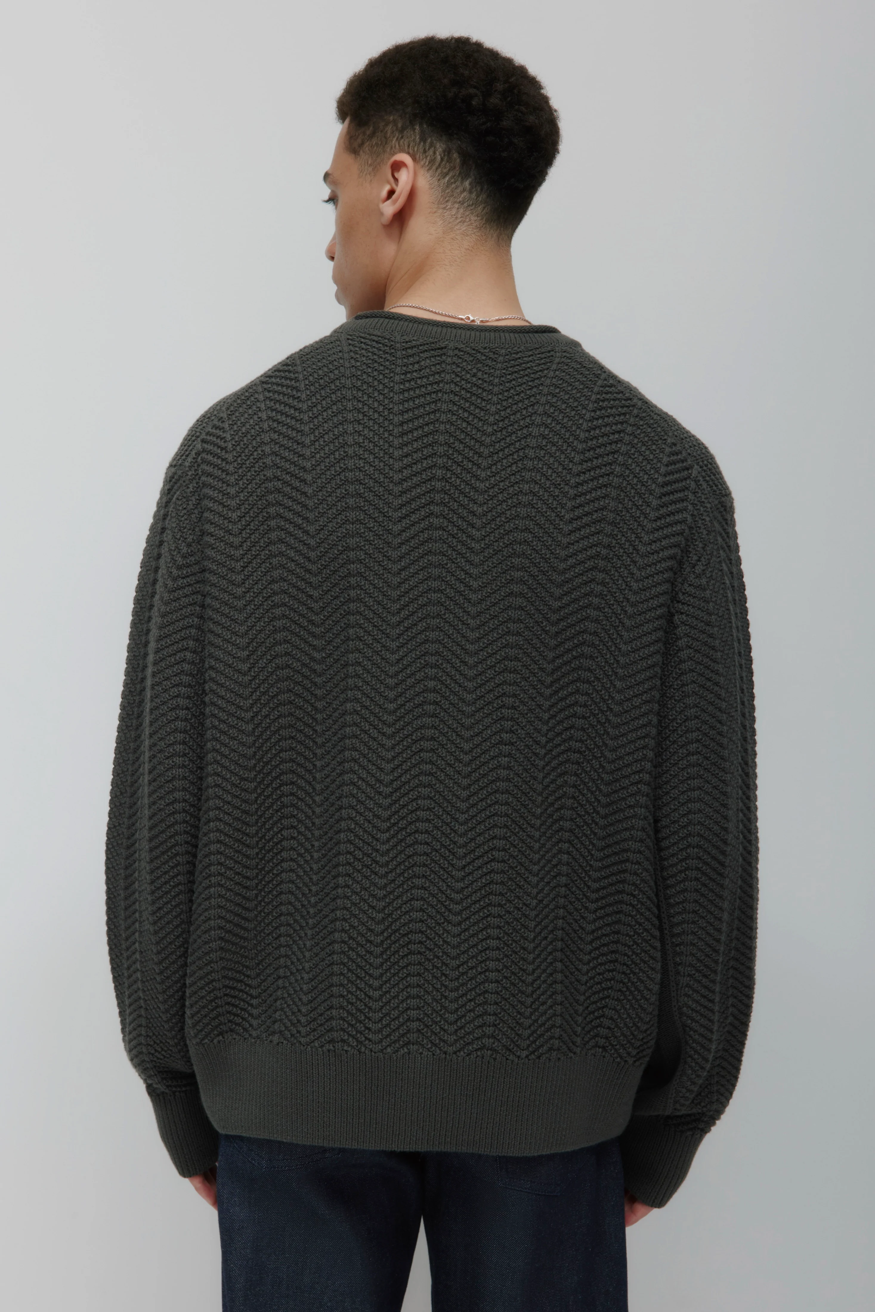 Men's Dahab Rollneck Sweater in Beluga - Image 4