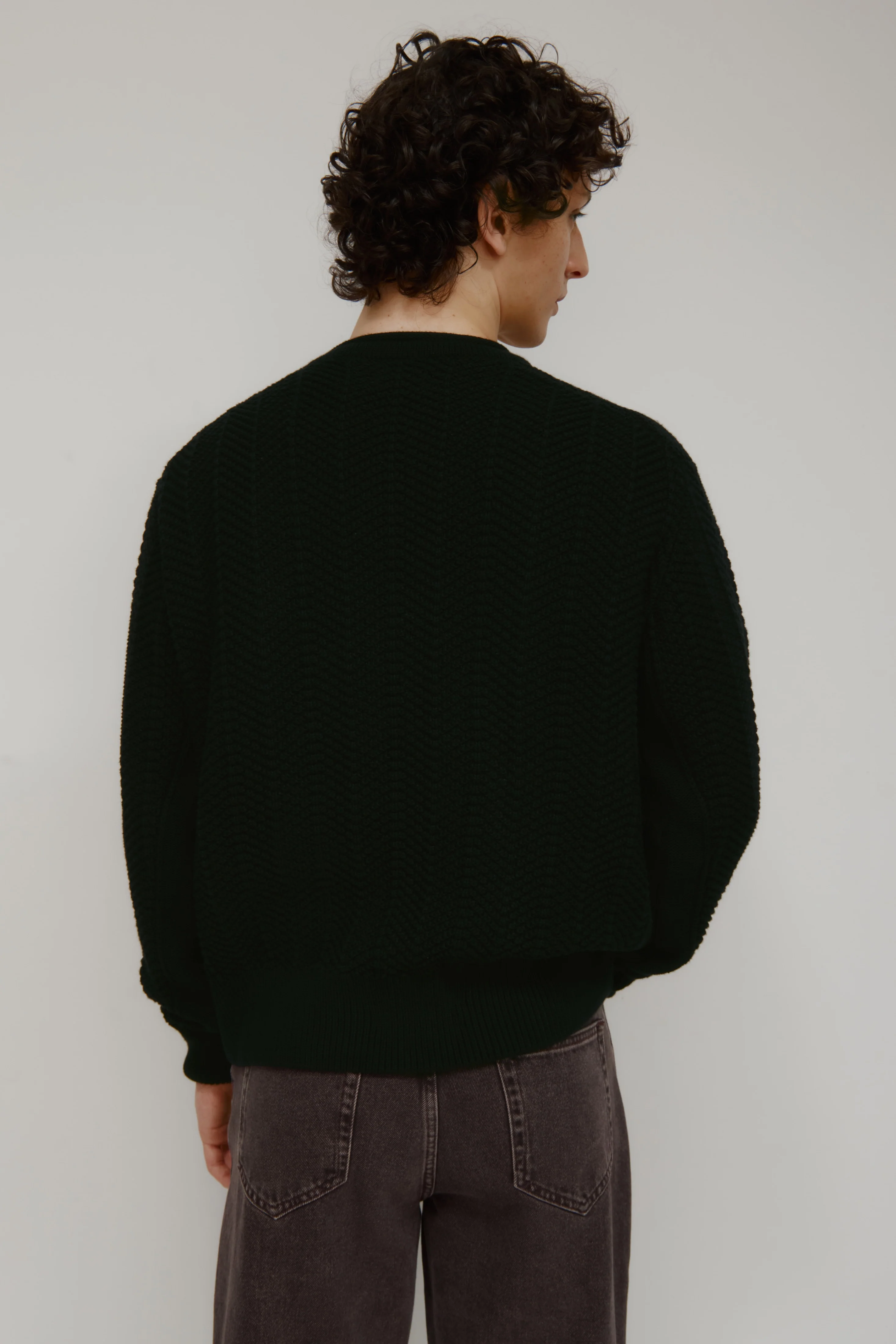 Men's Dahab Rollneck Sweater in Black - Image 4