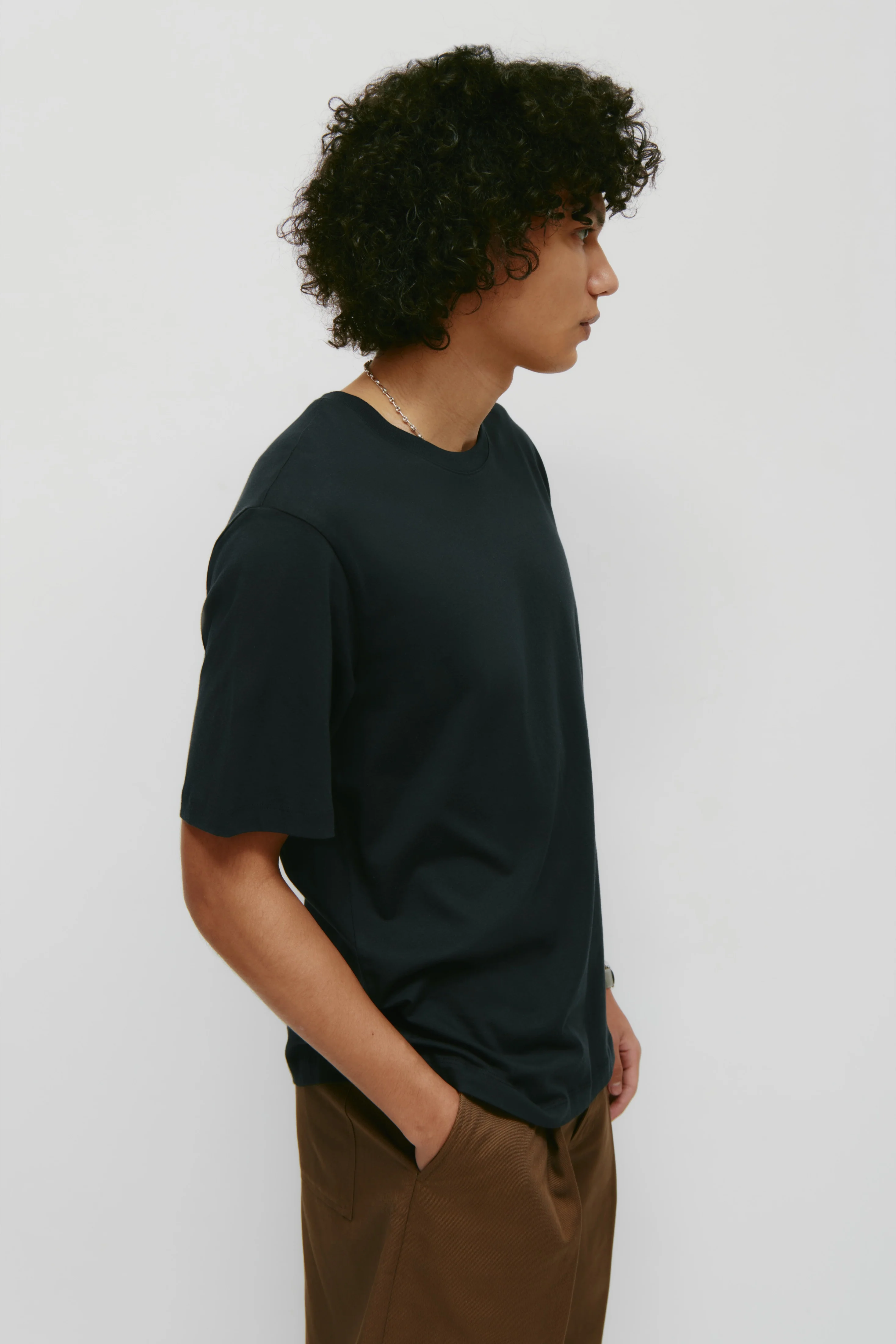 Men's Easy Crew in Black - Image 3