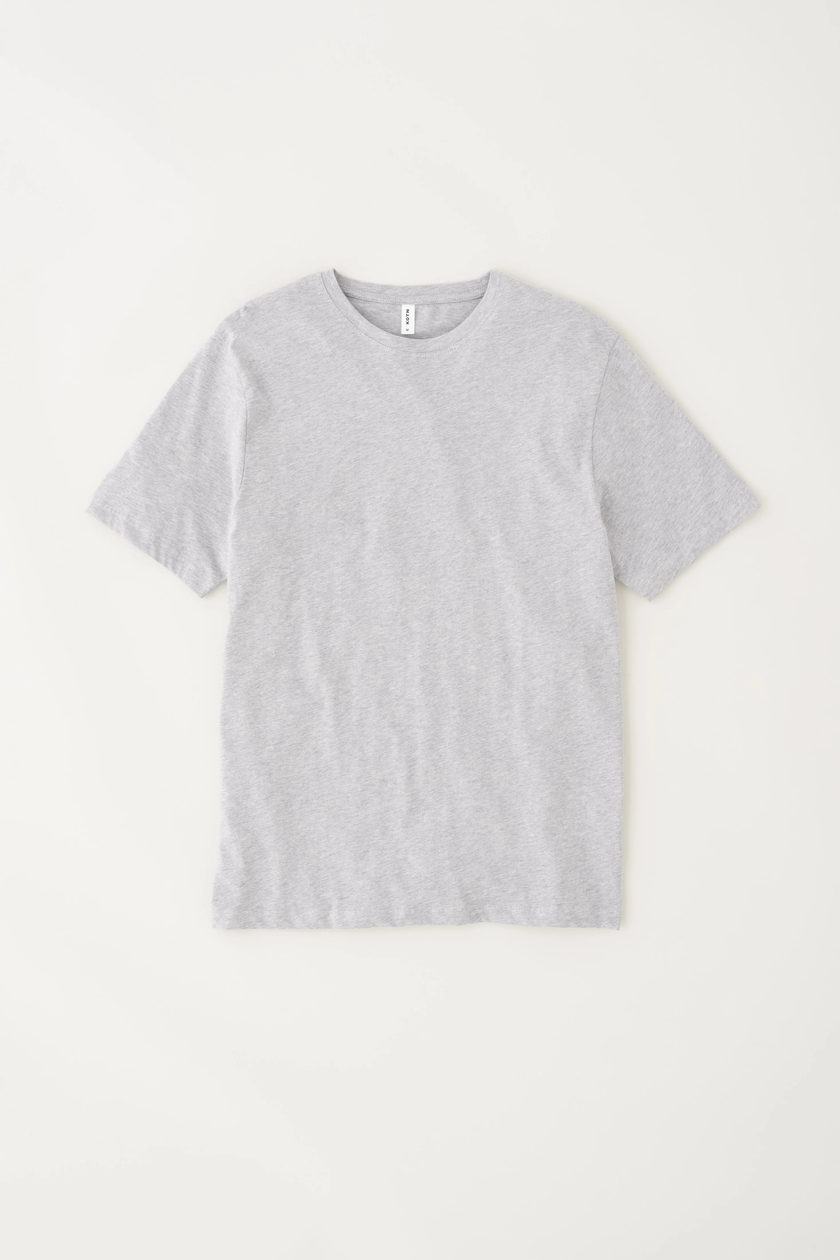 Men's Essential Crew in Heather Grey - Image 5