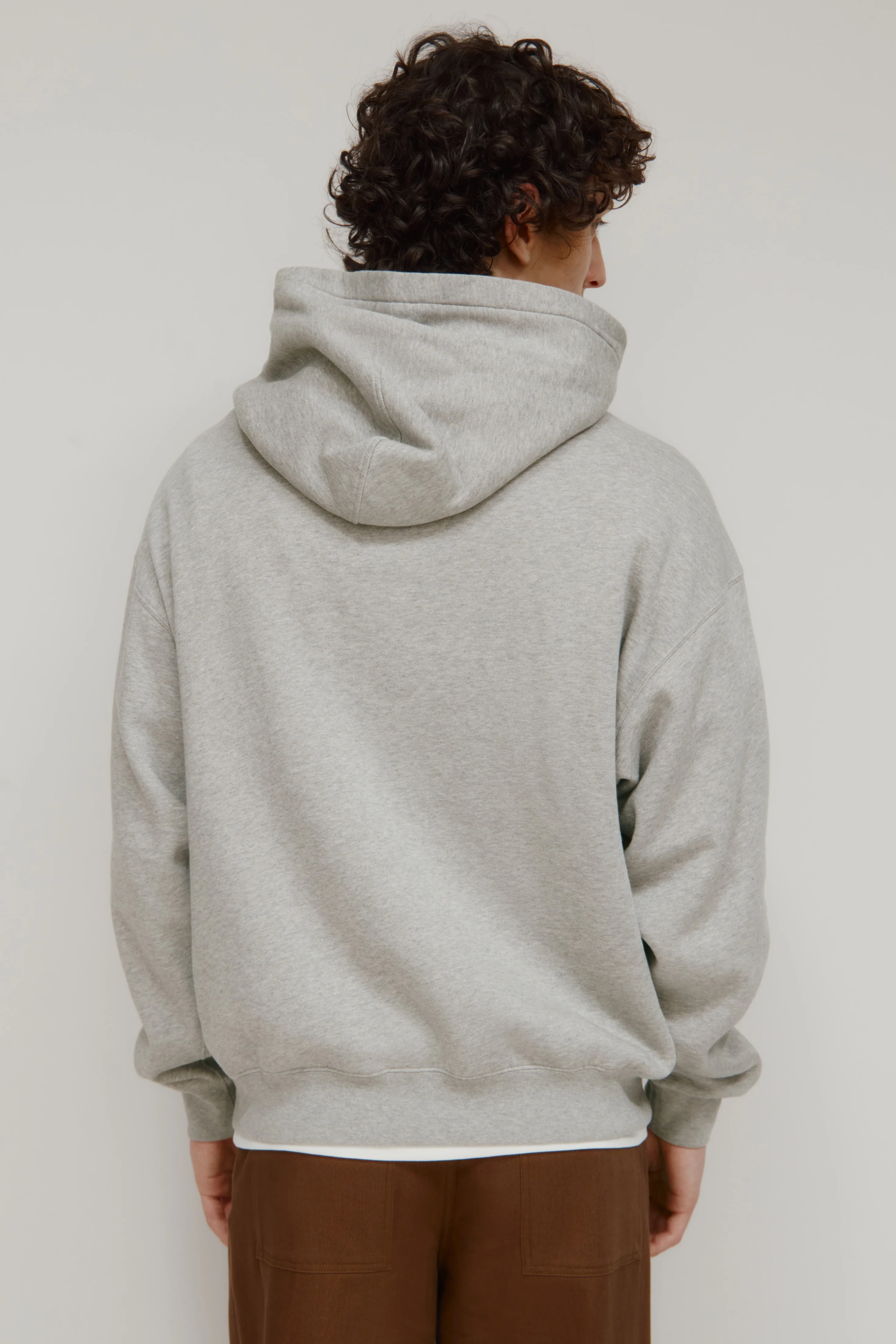 Men's Essential Hoodie  in Heather Grey - Image 4