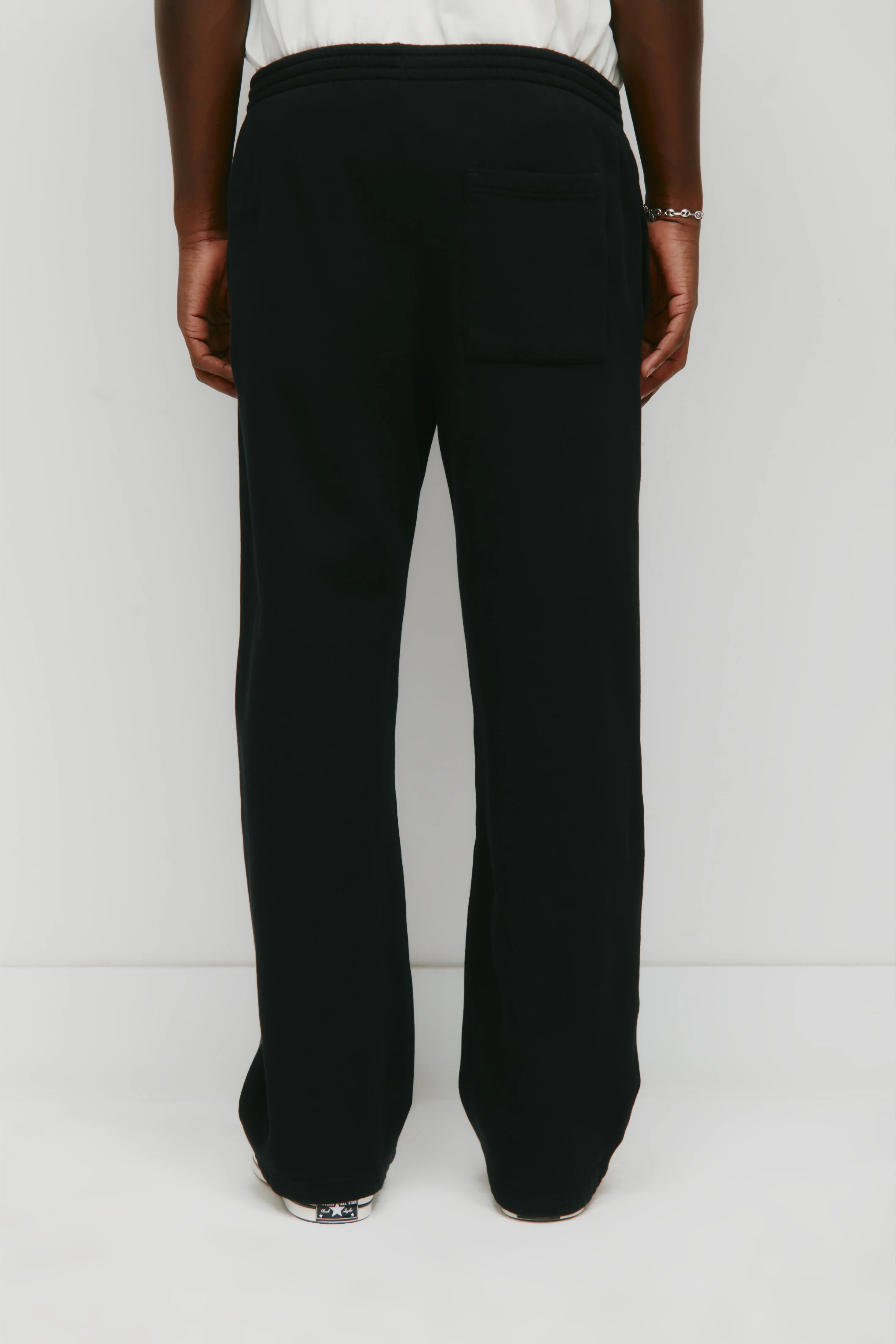 Men's Essential Straight Sweatpant in Black - Image 4