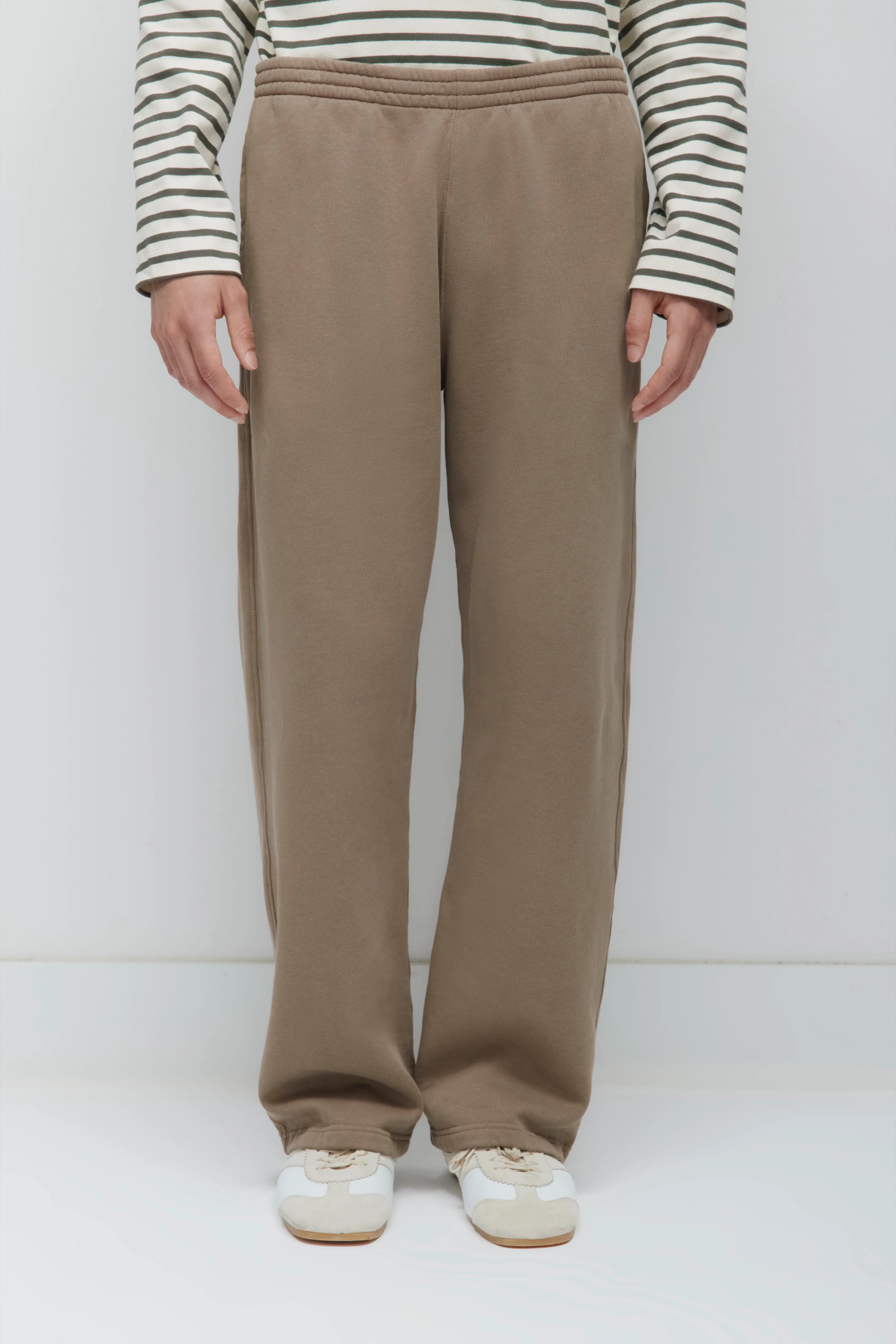 Men's Essential Straight Sweatpant in Taupe - Image 3