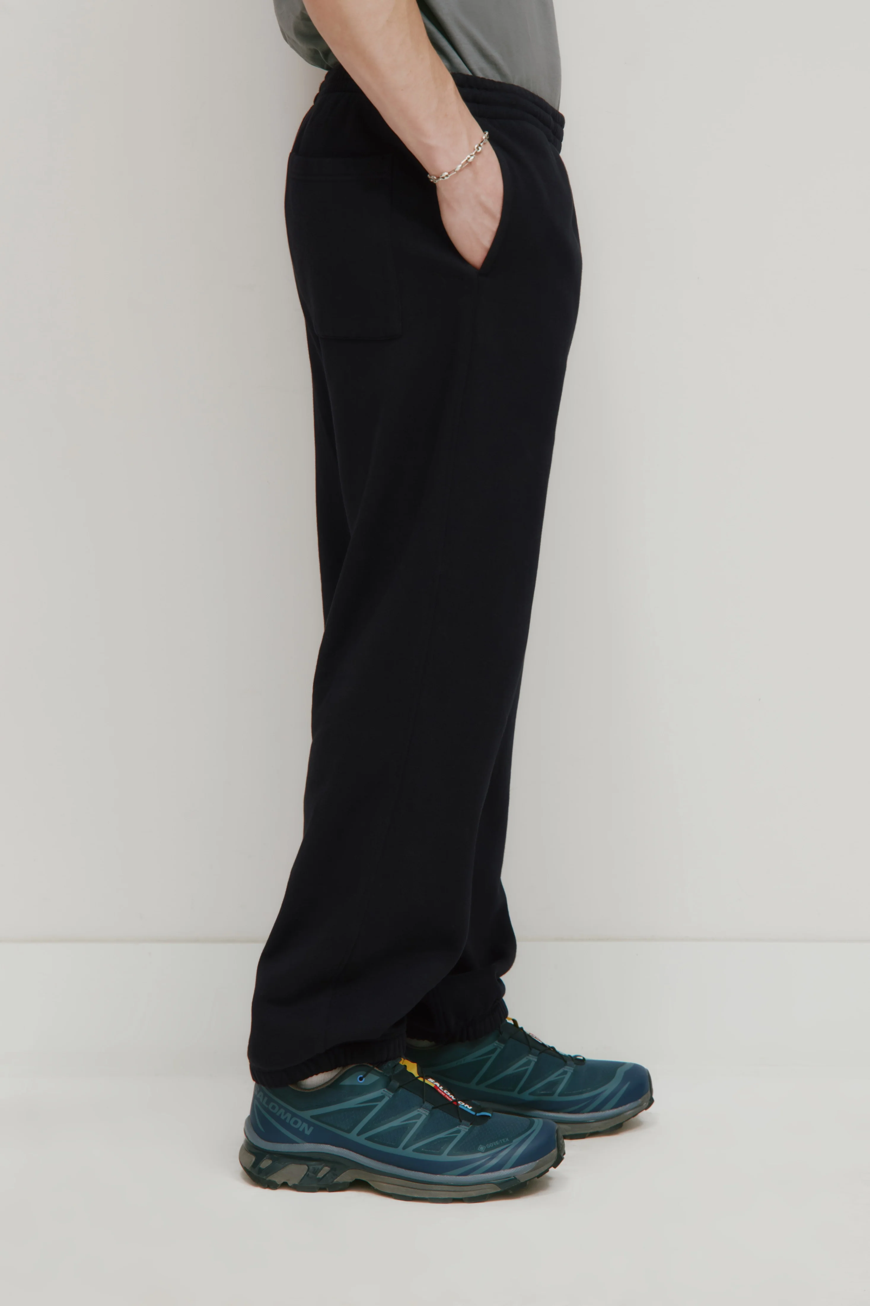 Men's Essential Sweatpant in Black - Image 3