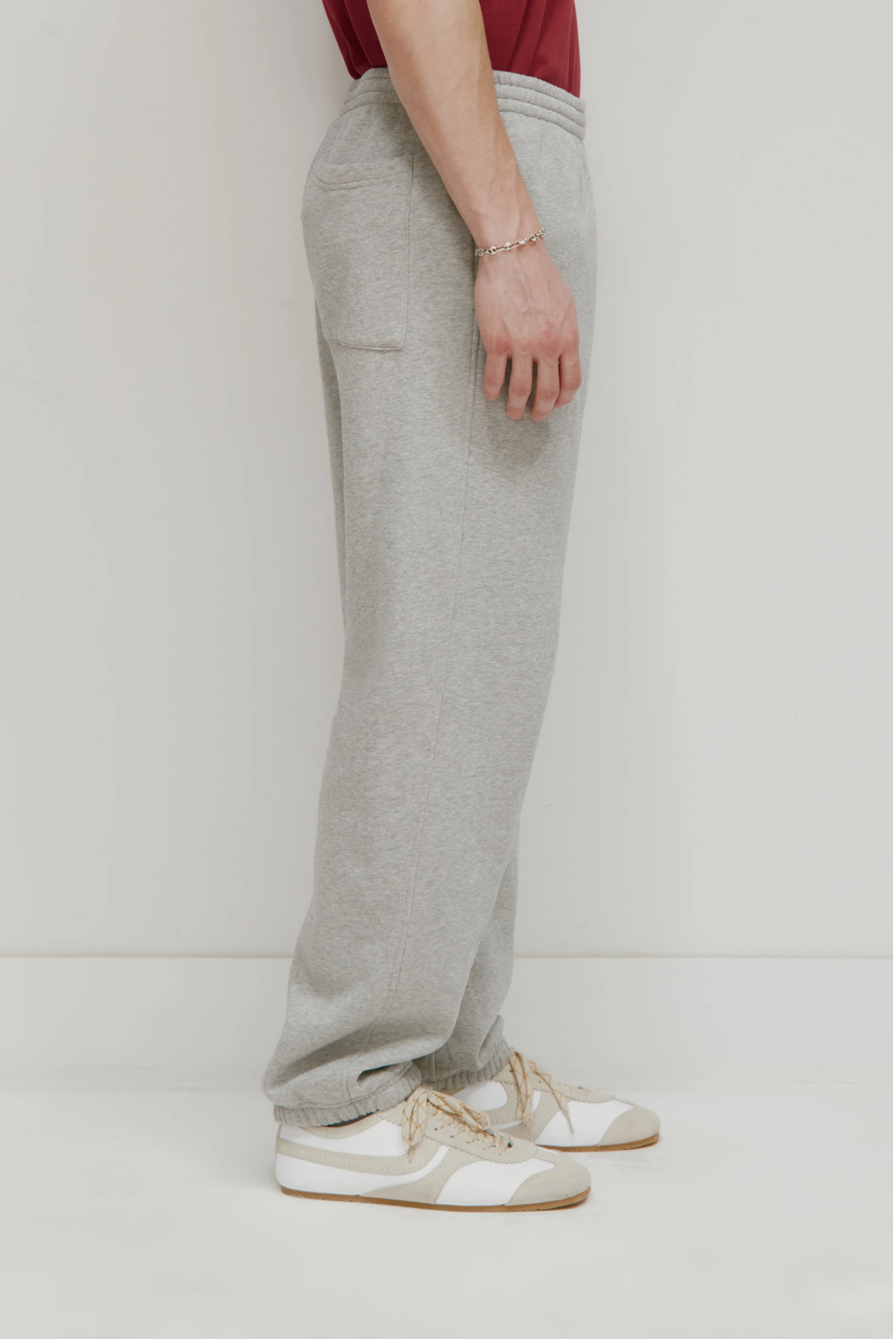 Men's Essential Sweatpant in Heather Grey - Image 3