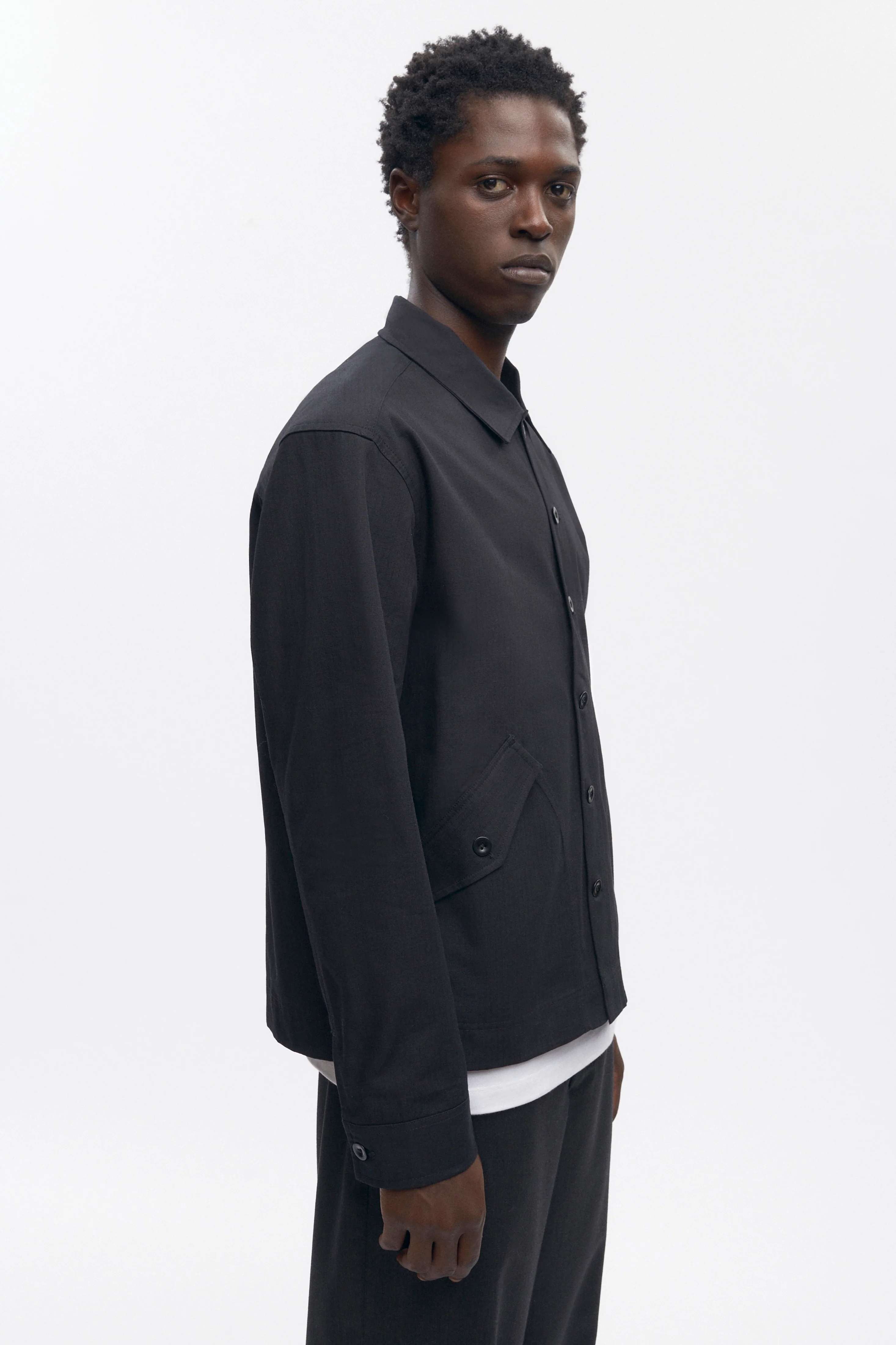 Men's Garden Shirt in Black - Image 2