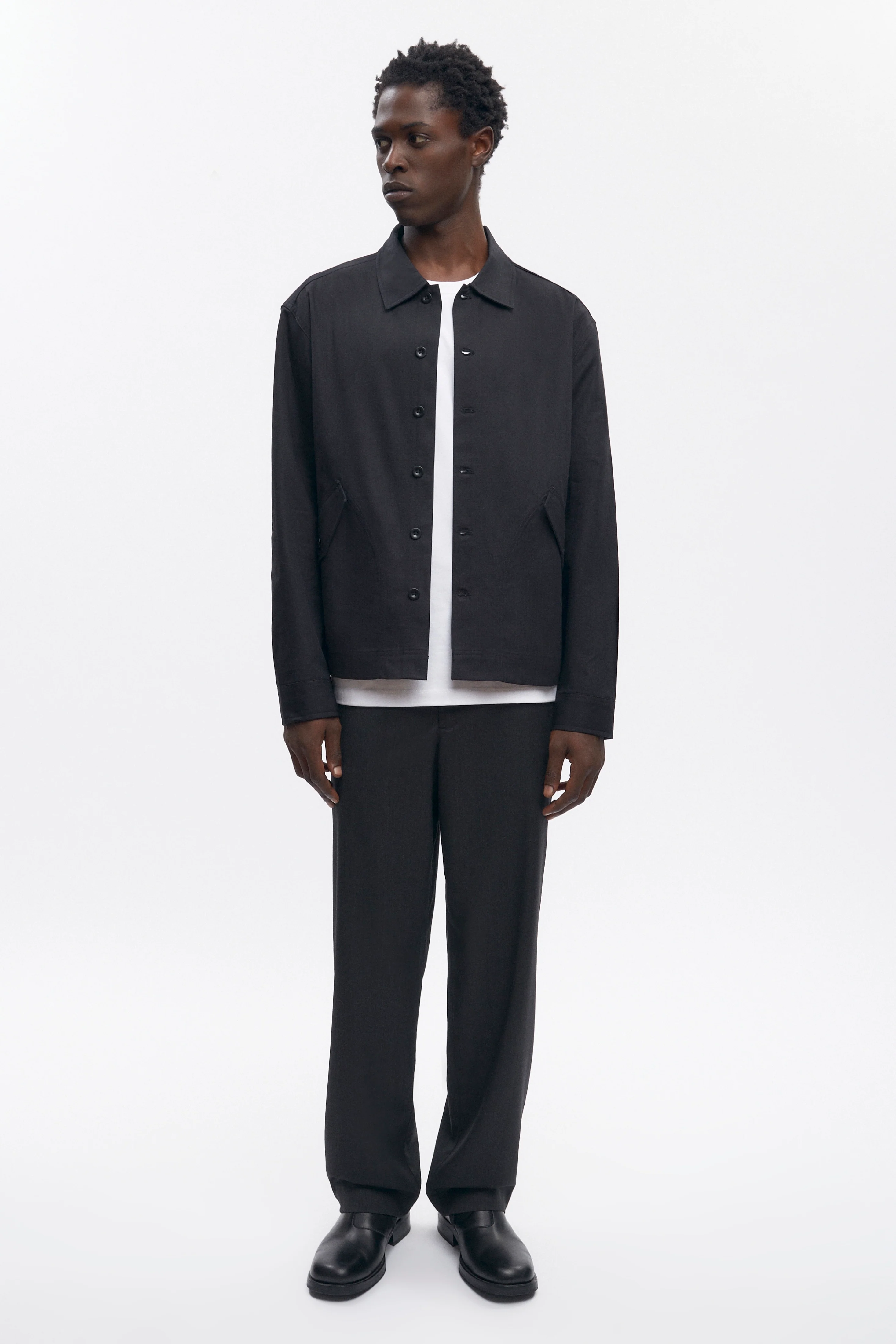 Men's Garden Shirt in Black - Image 4