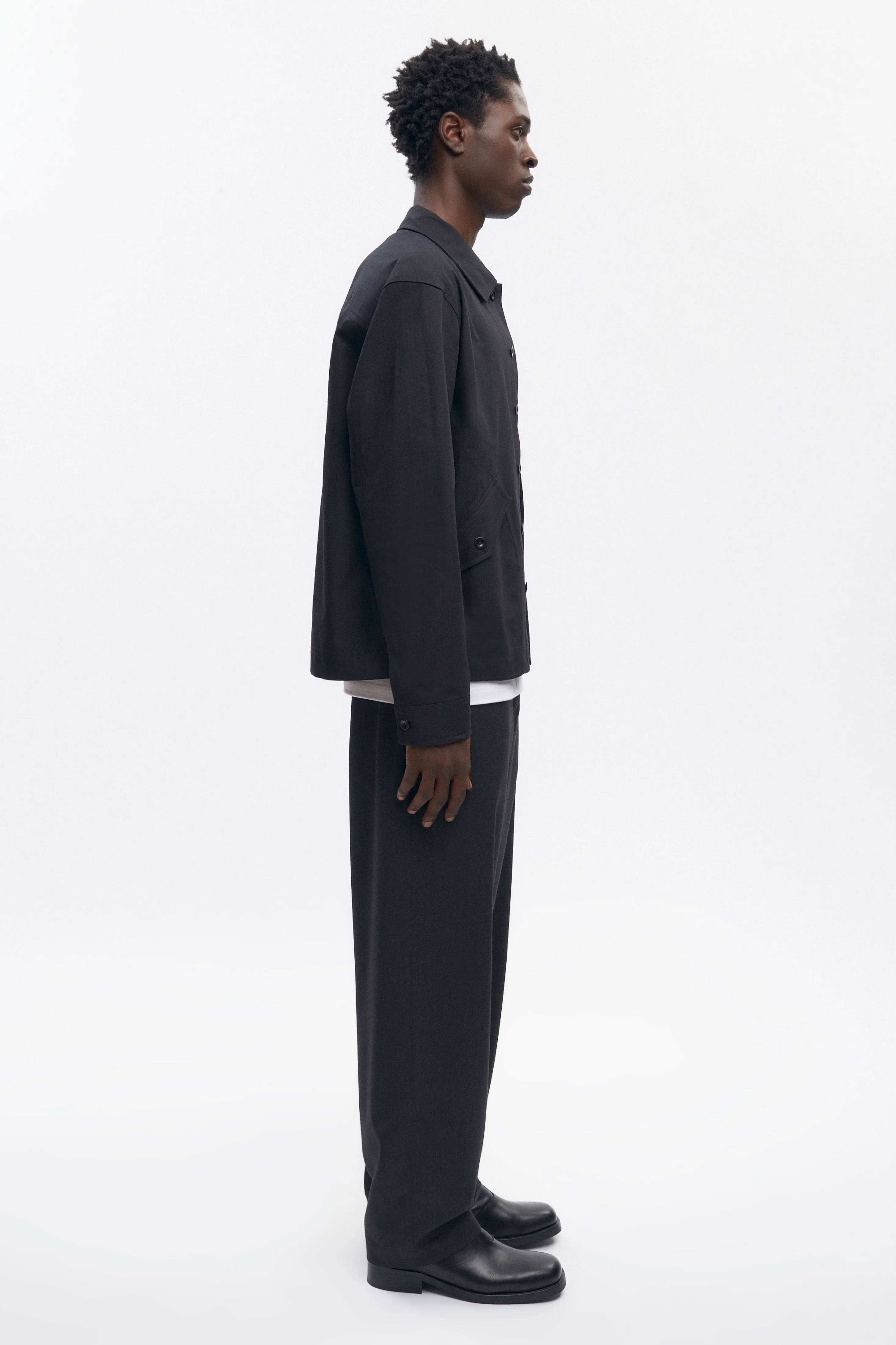 Men's Garden Shirt in Black - Image 6