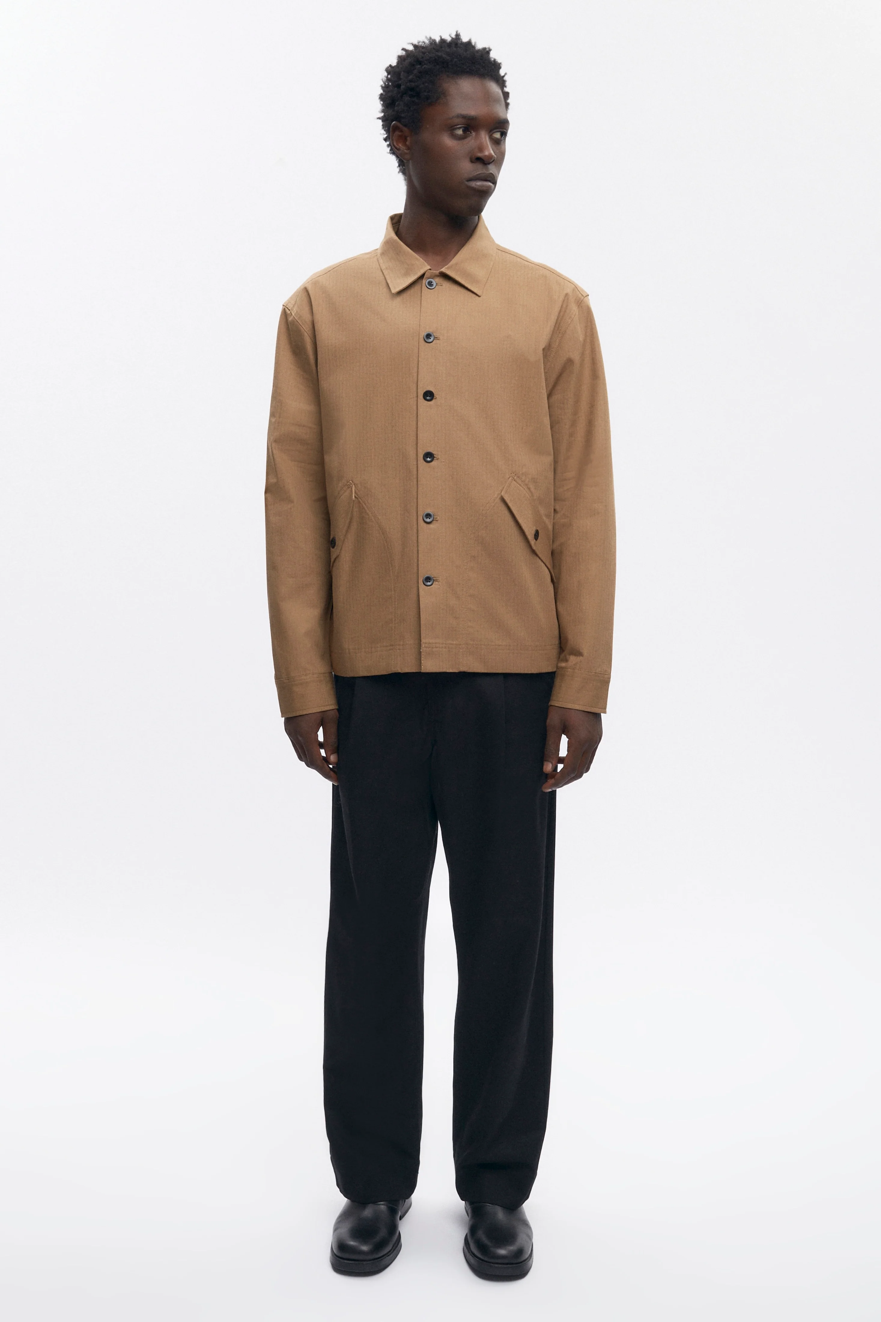 Men's Garden Shirt in Otter - Image 3