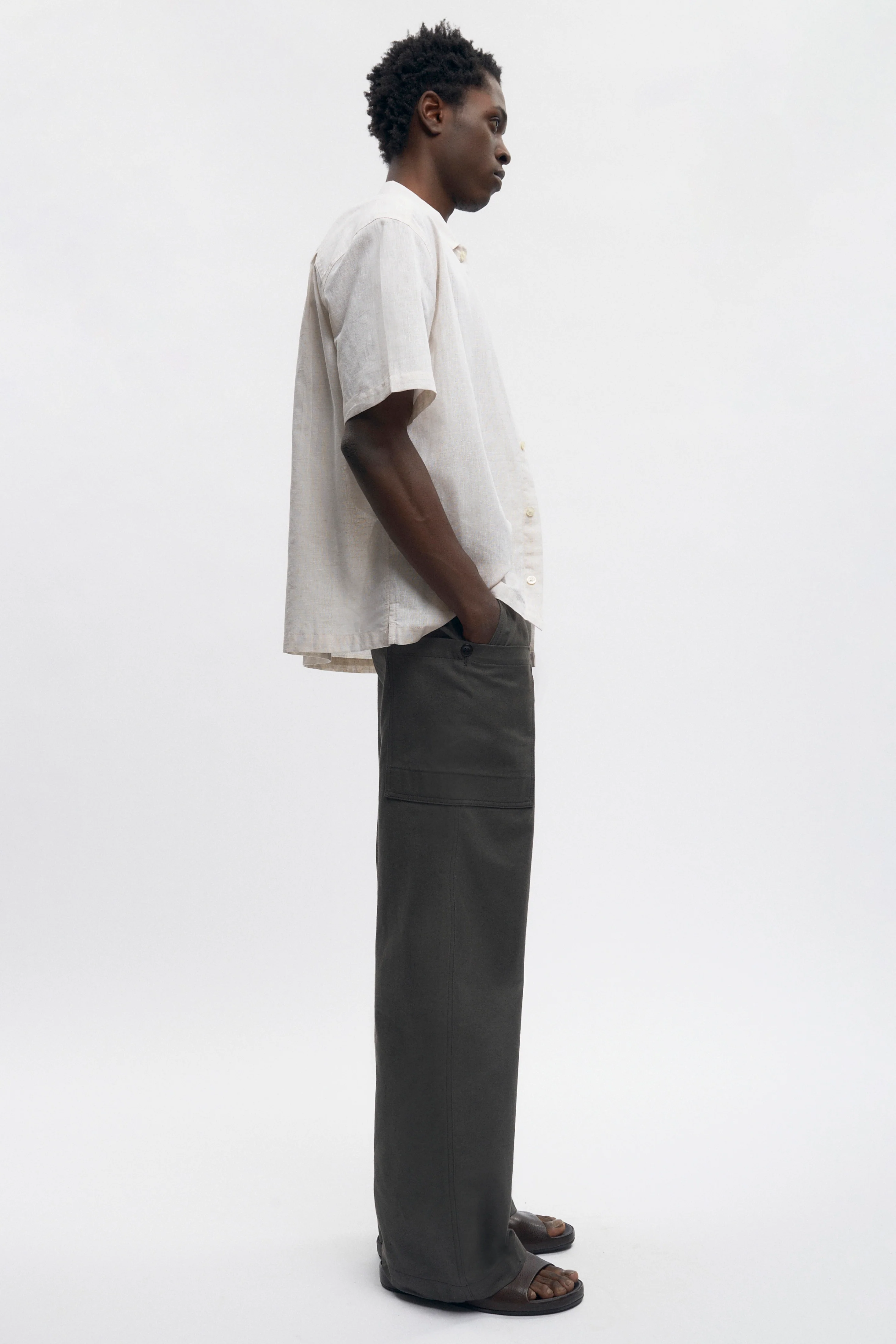 Harvest Pocket Pant in Beluga - Image 5