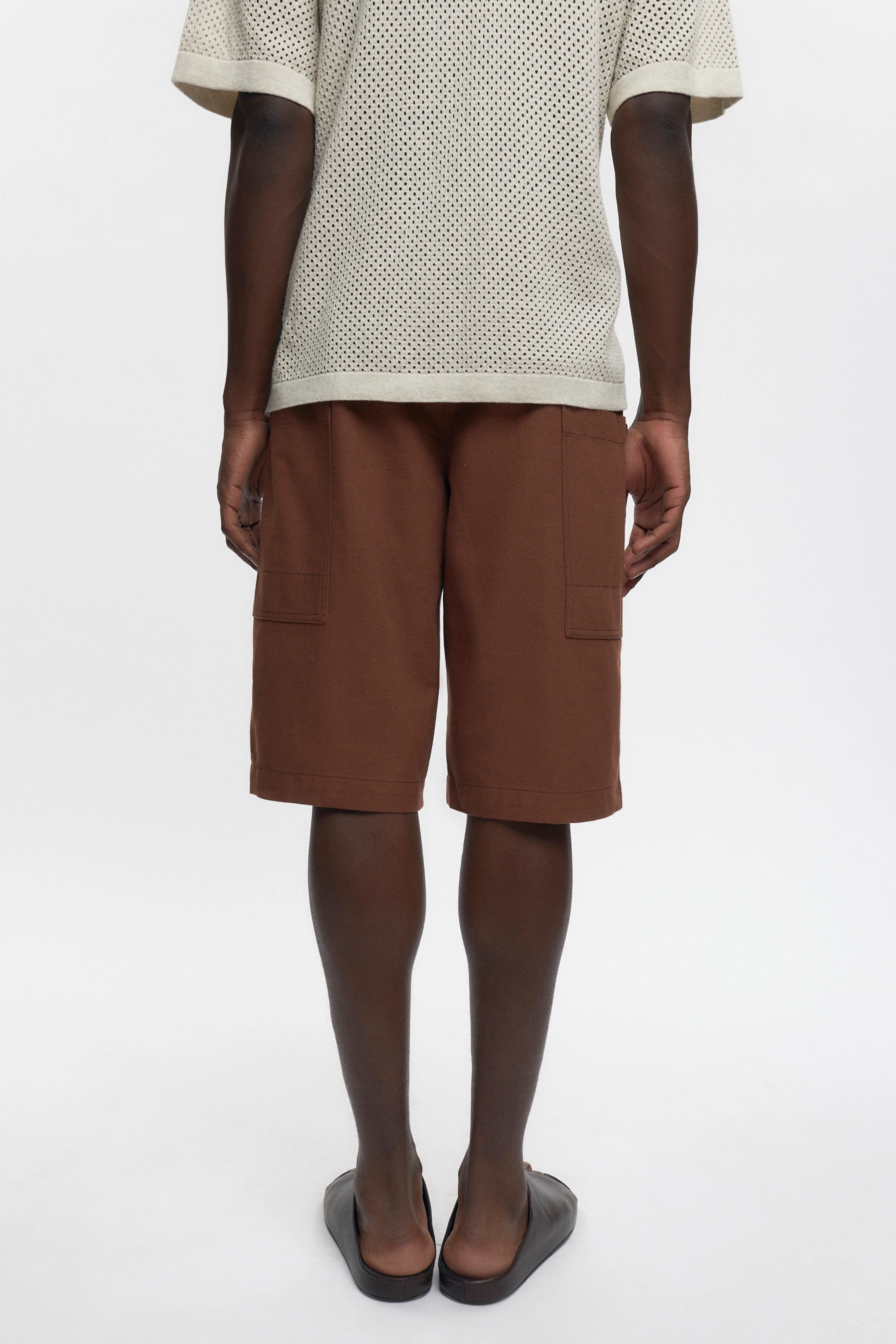 Harvest Pocket Shorts in Cappuccino - Image 3