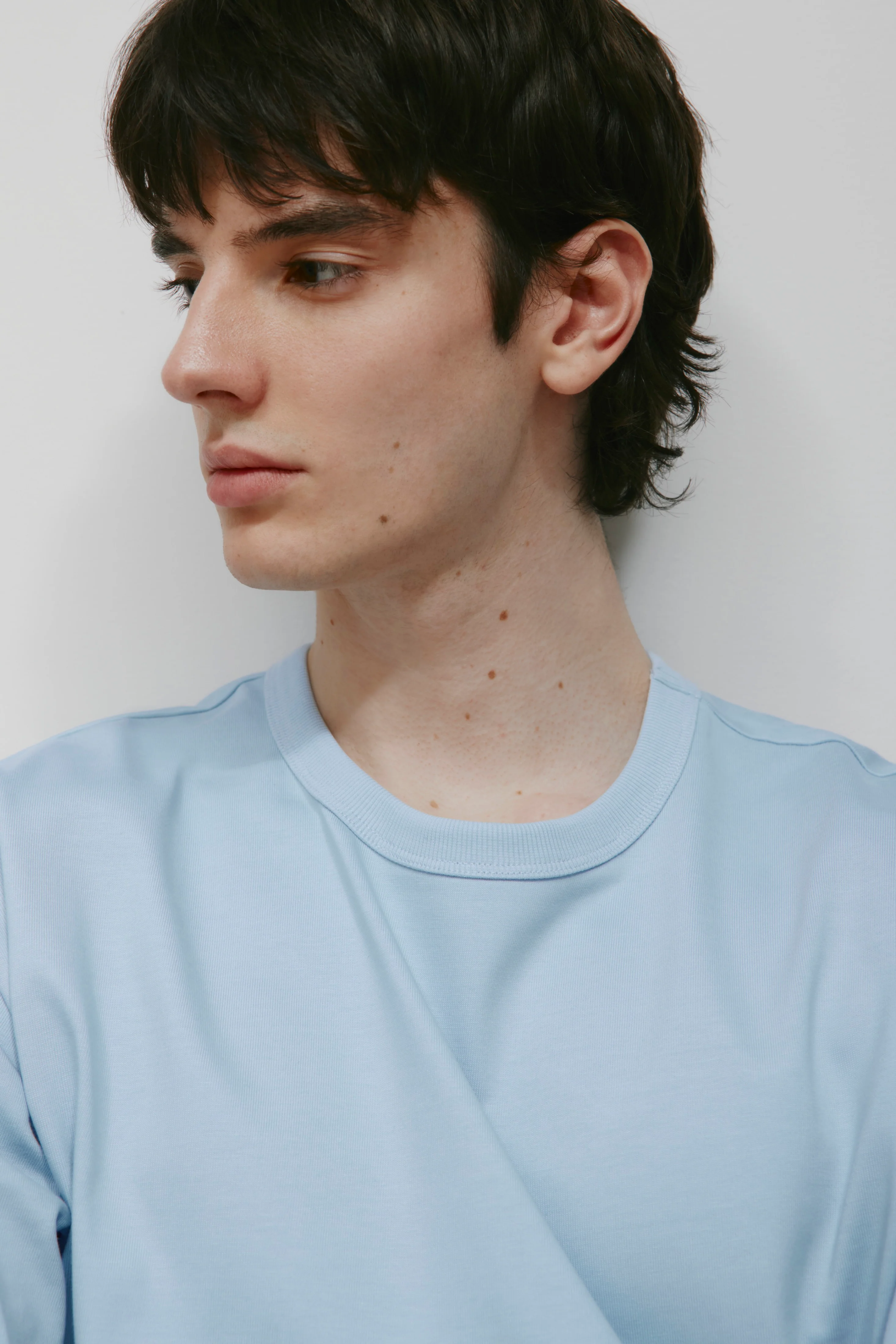 Men's Heavyweight Box Crew in Blue Aura - Image 5
