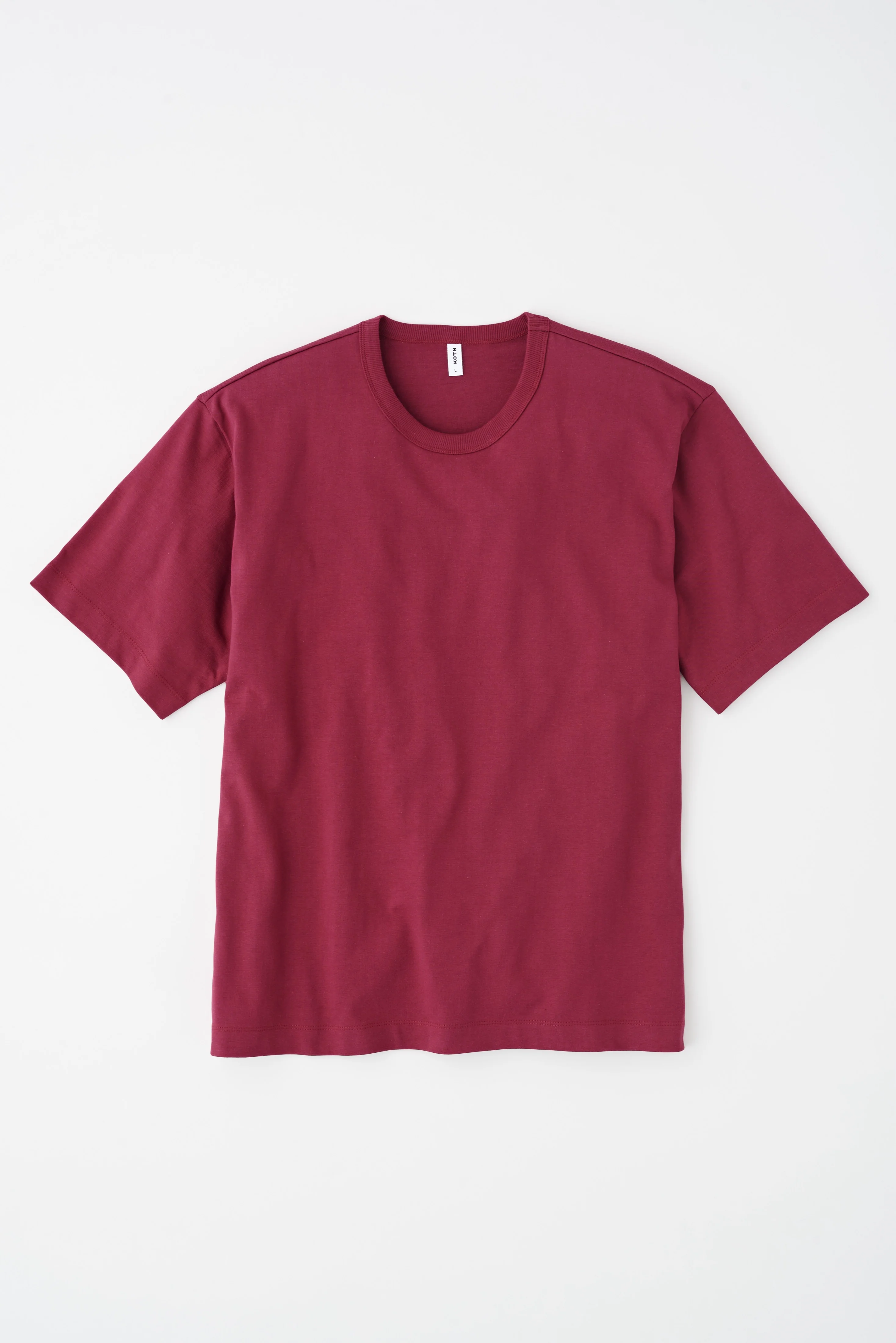 Men's Heavyweight Box Crew in Sunstar Red - Image 6