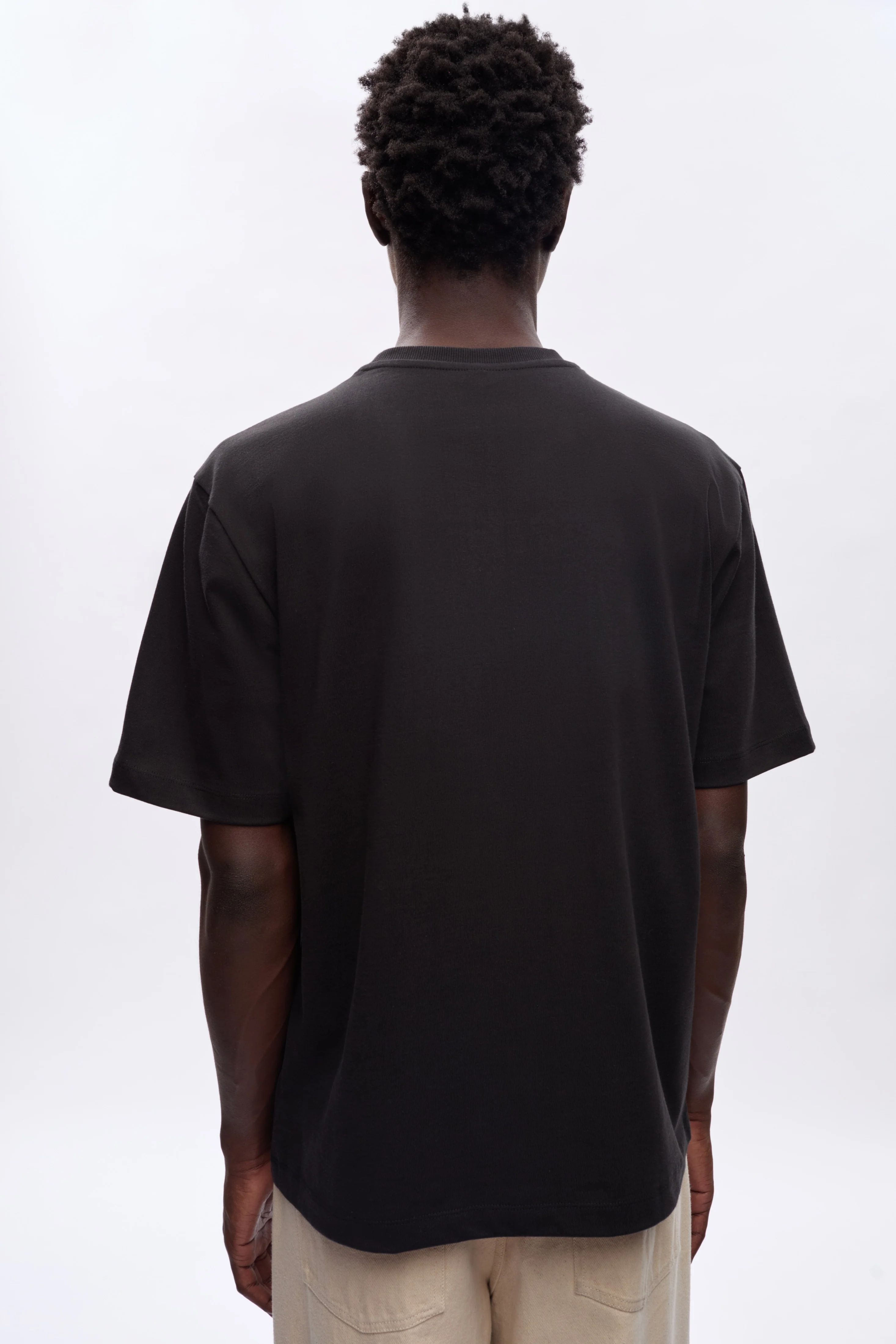 Men's Heavyweight Easy Crew in Black - Image 3