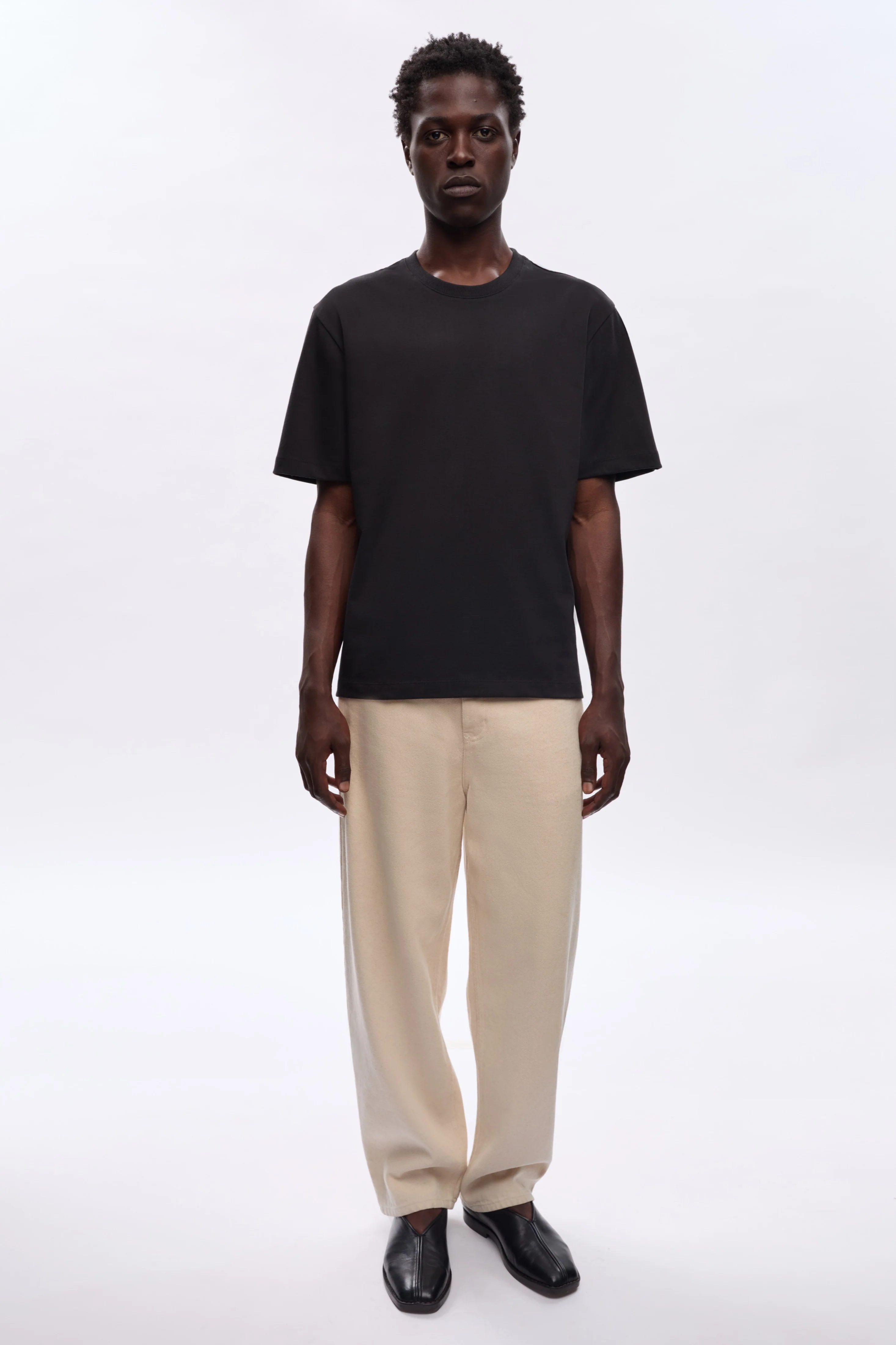 Men's Heavyweight Easy Crew in Black - Image 4