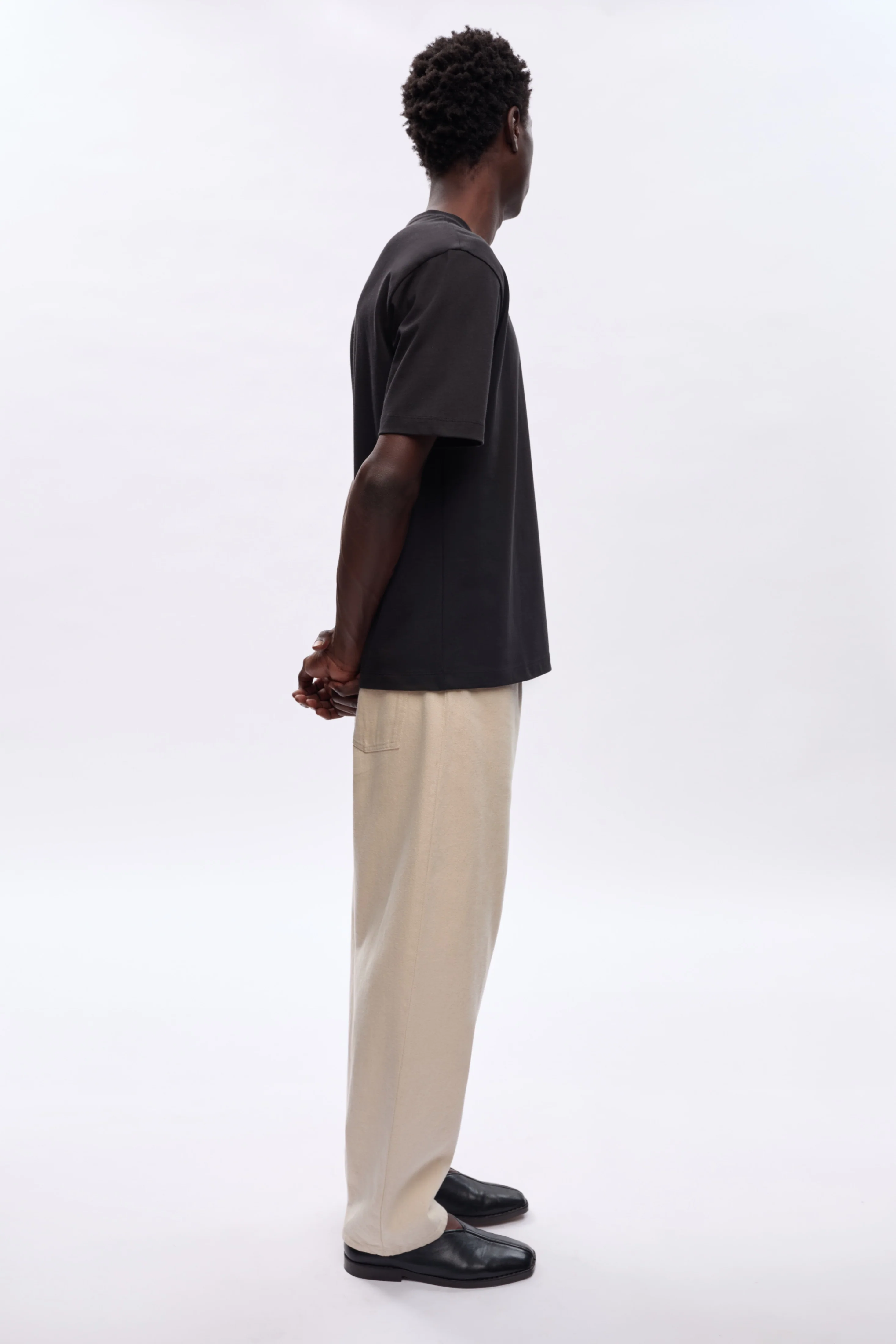 Men's Heavyweight Easy Crew in Black - Image 5
