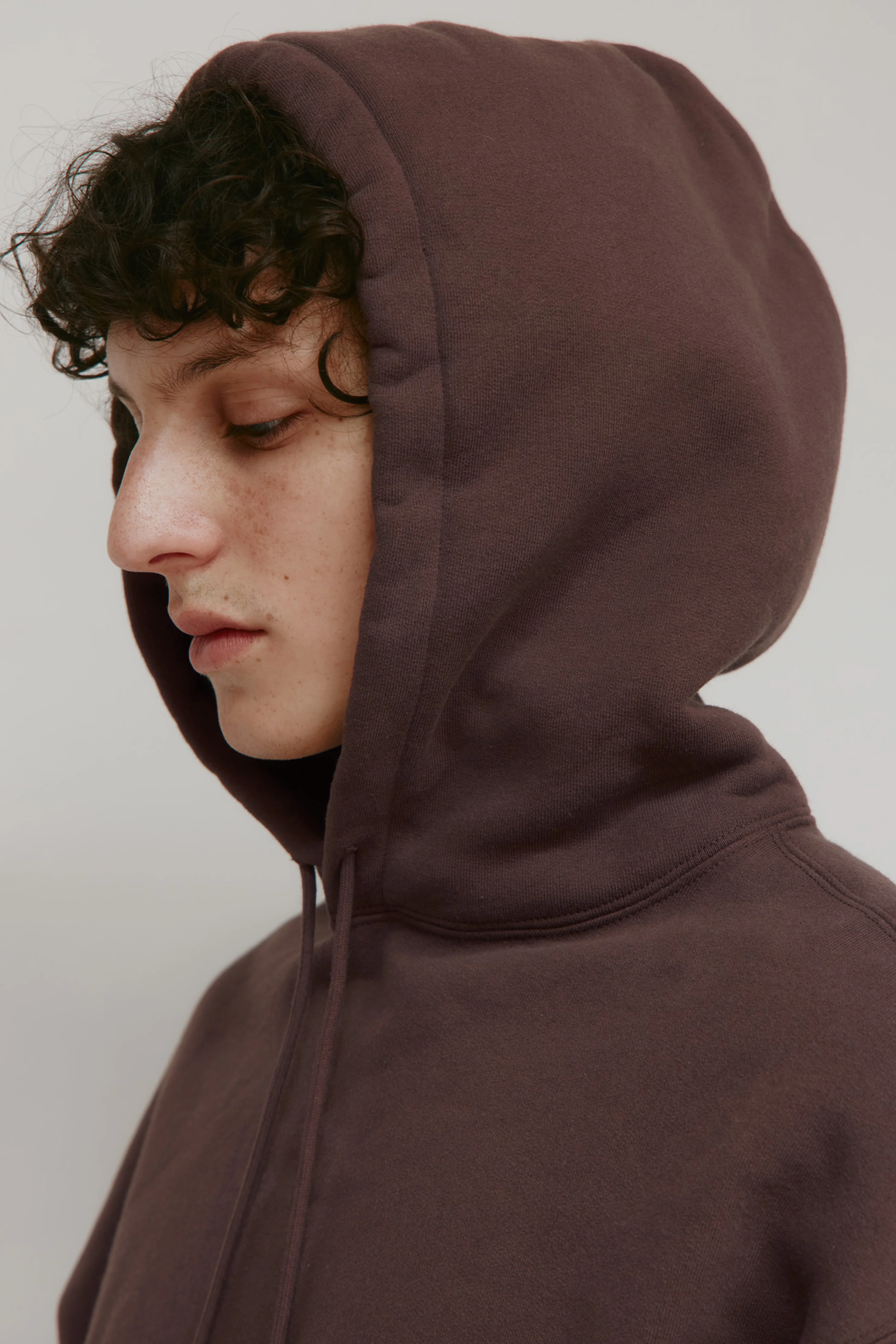 Men's Heavyweight Hoodie in Coffee Bean - Image 5
