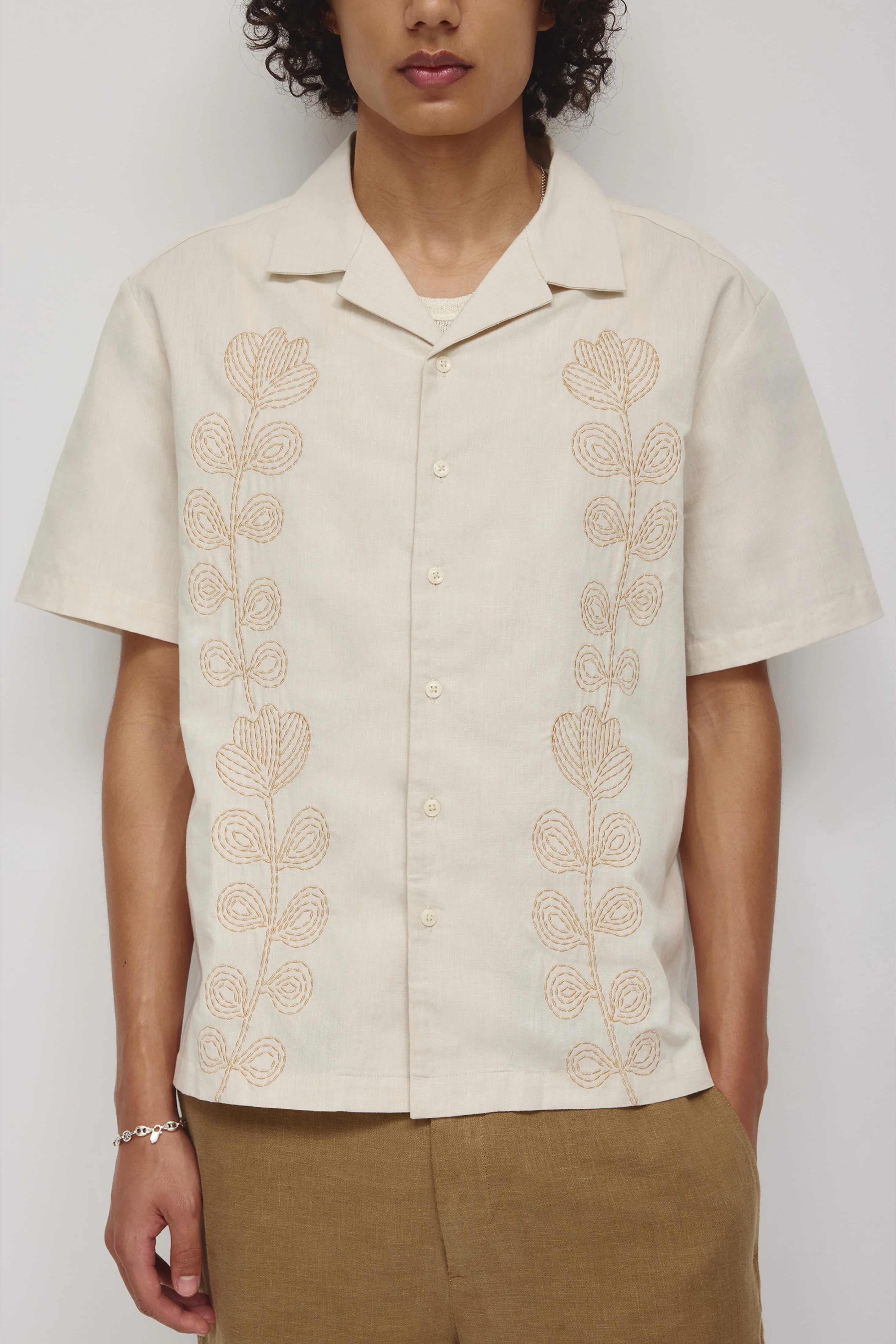 Men's Linen Camp Shirt - Image 5