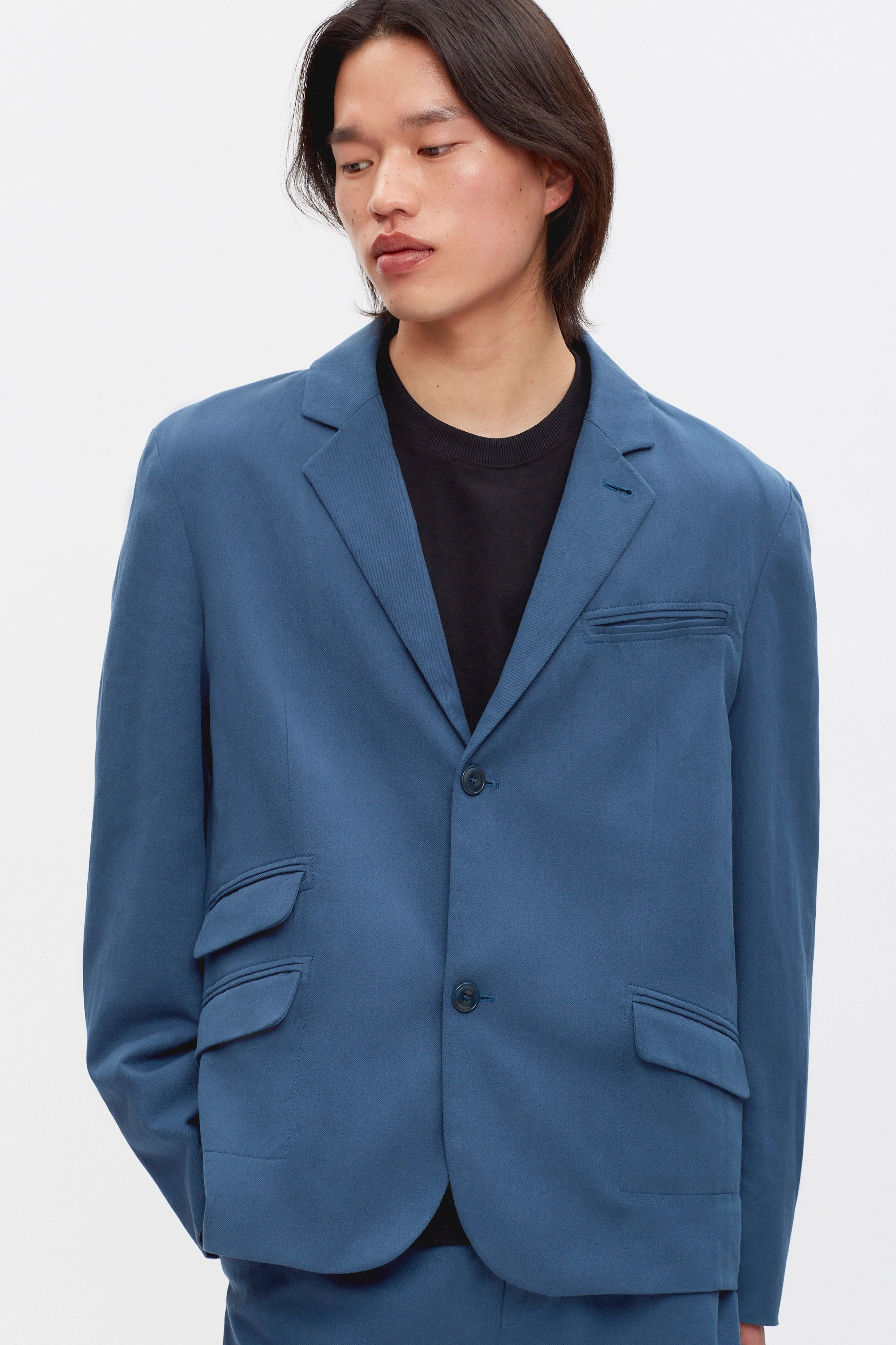 Linen Laureate Jacket in Nile Blue - Image 3