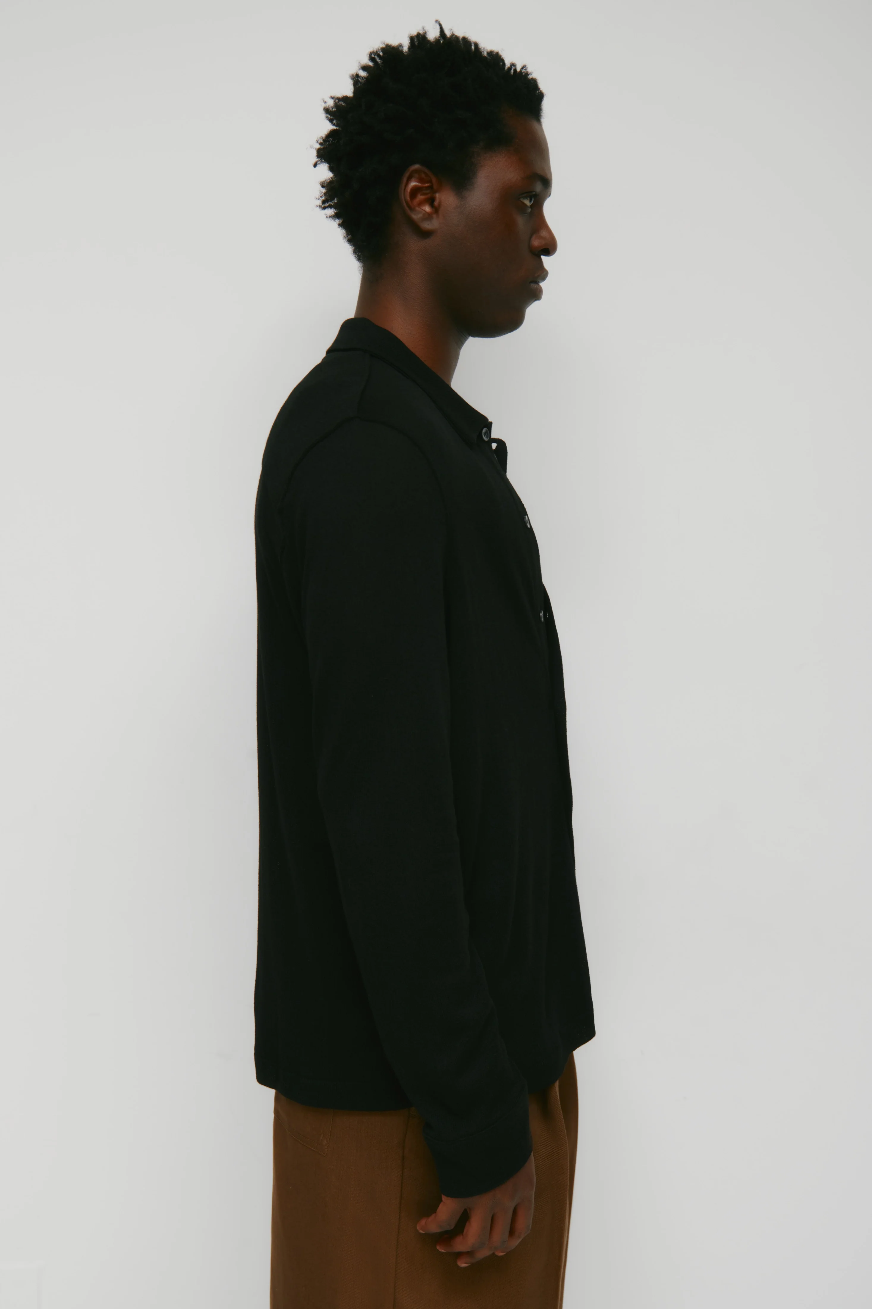 Men's Luxor Jersey Shirt in Black - Image 3