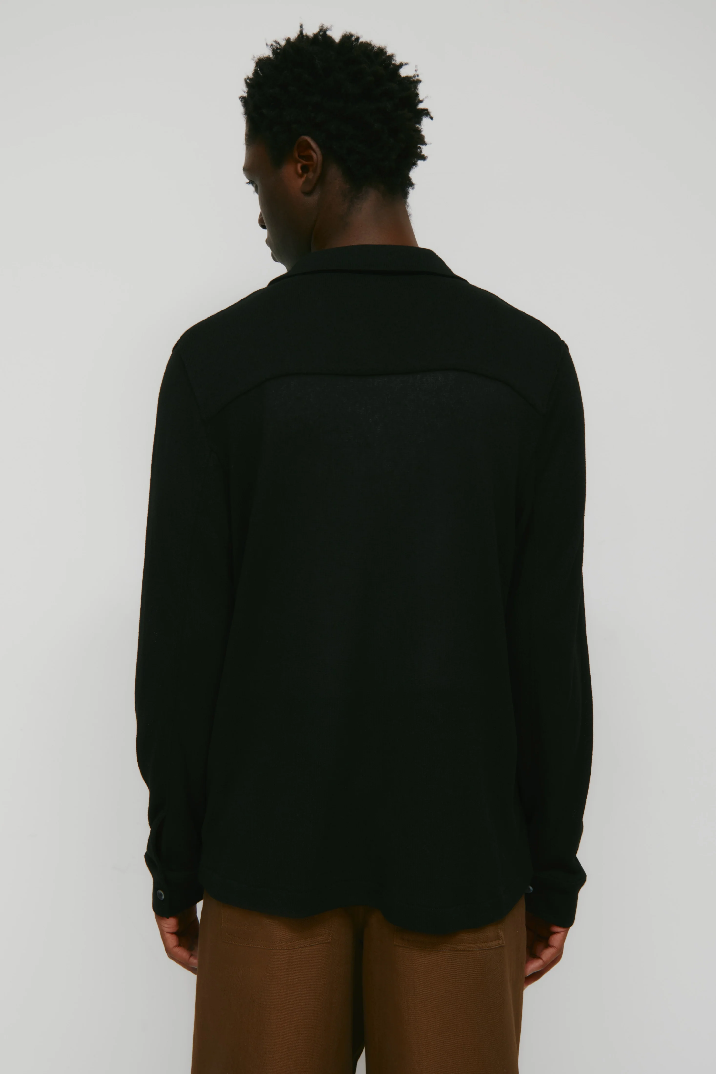 Men's Luxor Jersey Shirt in Black - Image 4