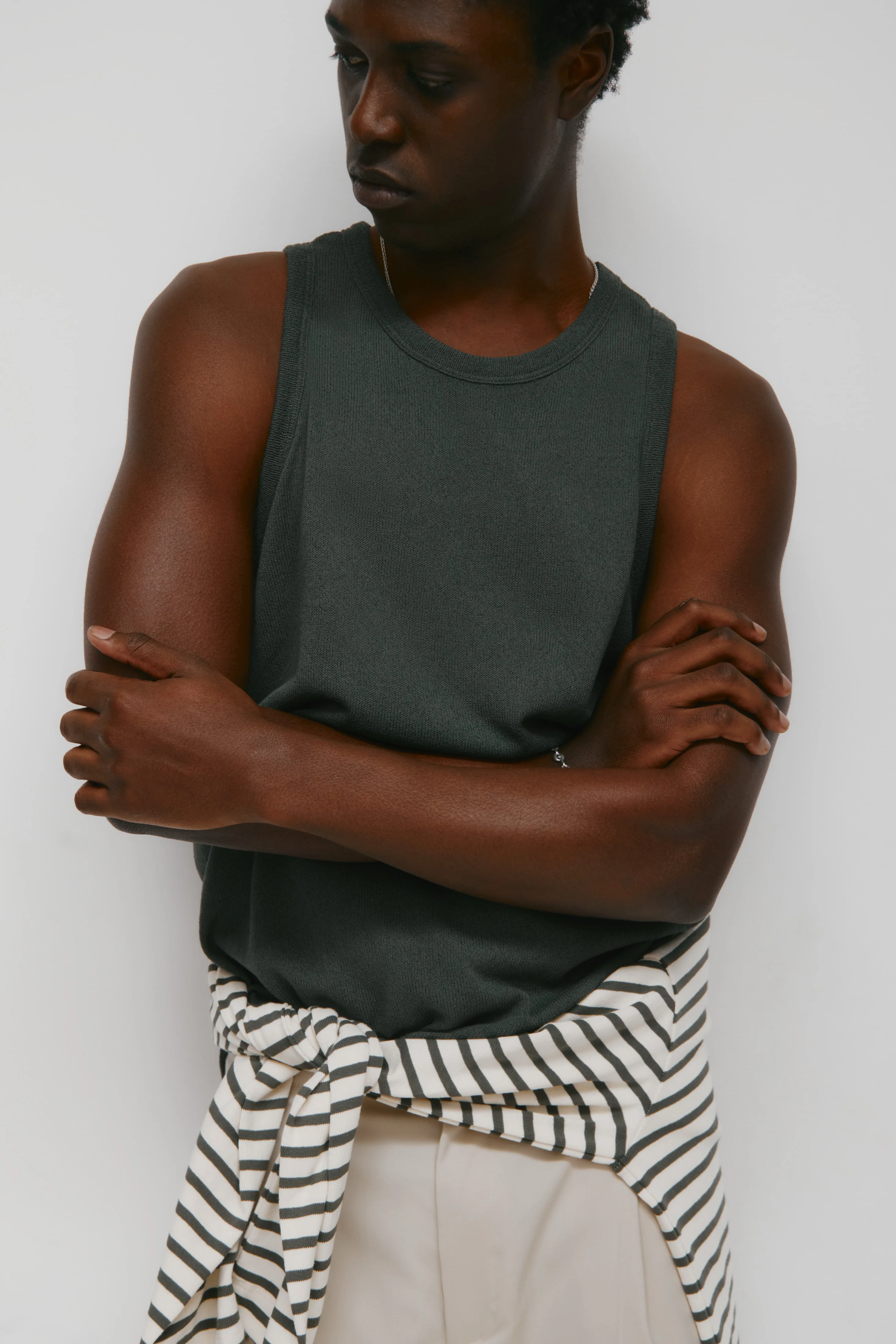 Men's Luxor Jersey Tank in Beluga - Image 3