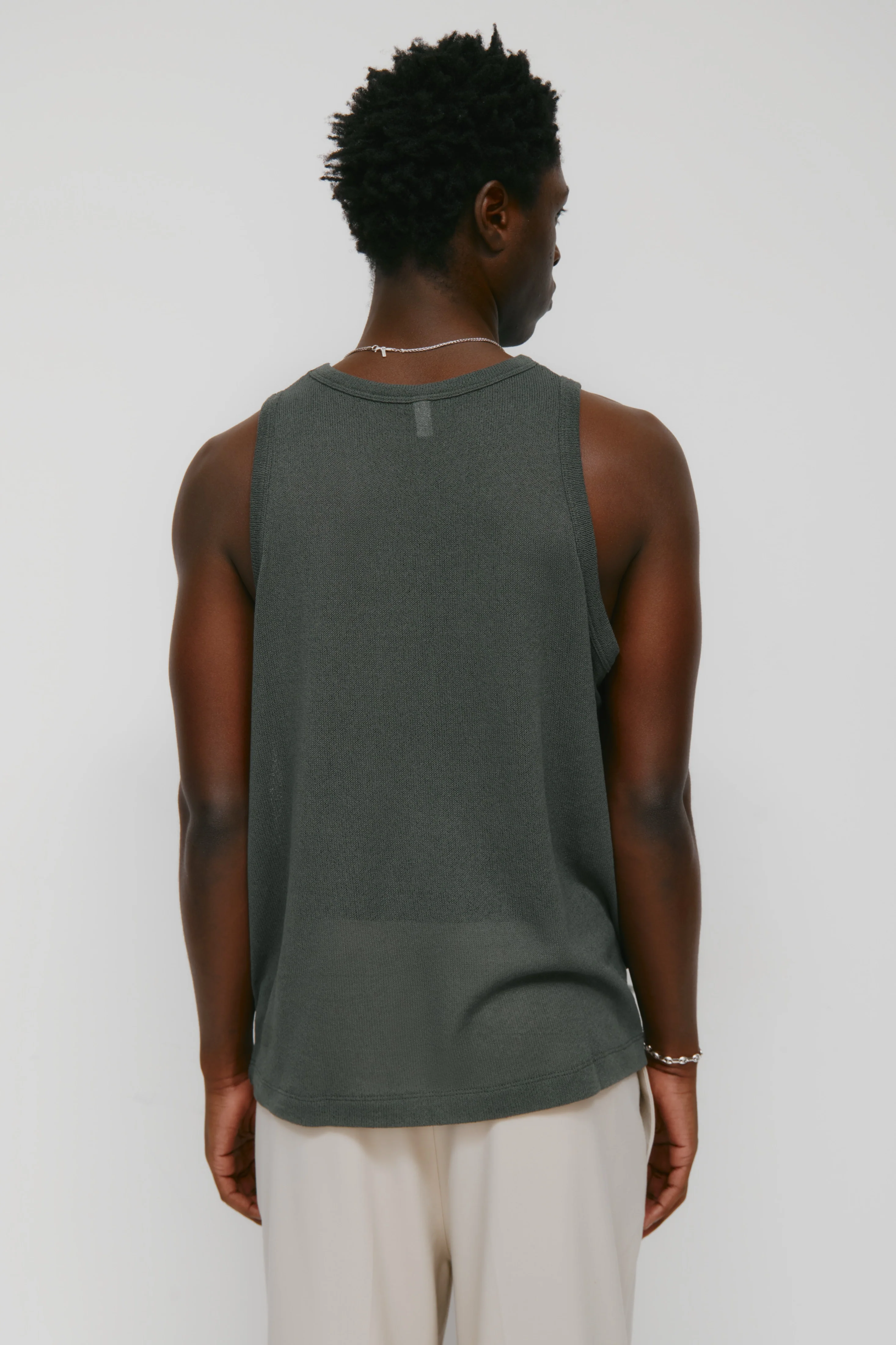 Men's Luxor Jersey Tank in Beluga - Image 5