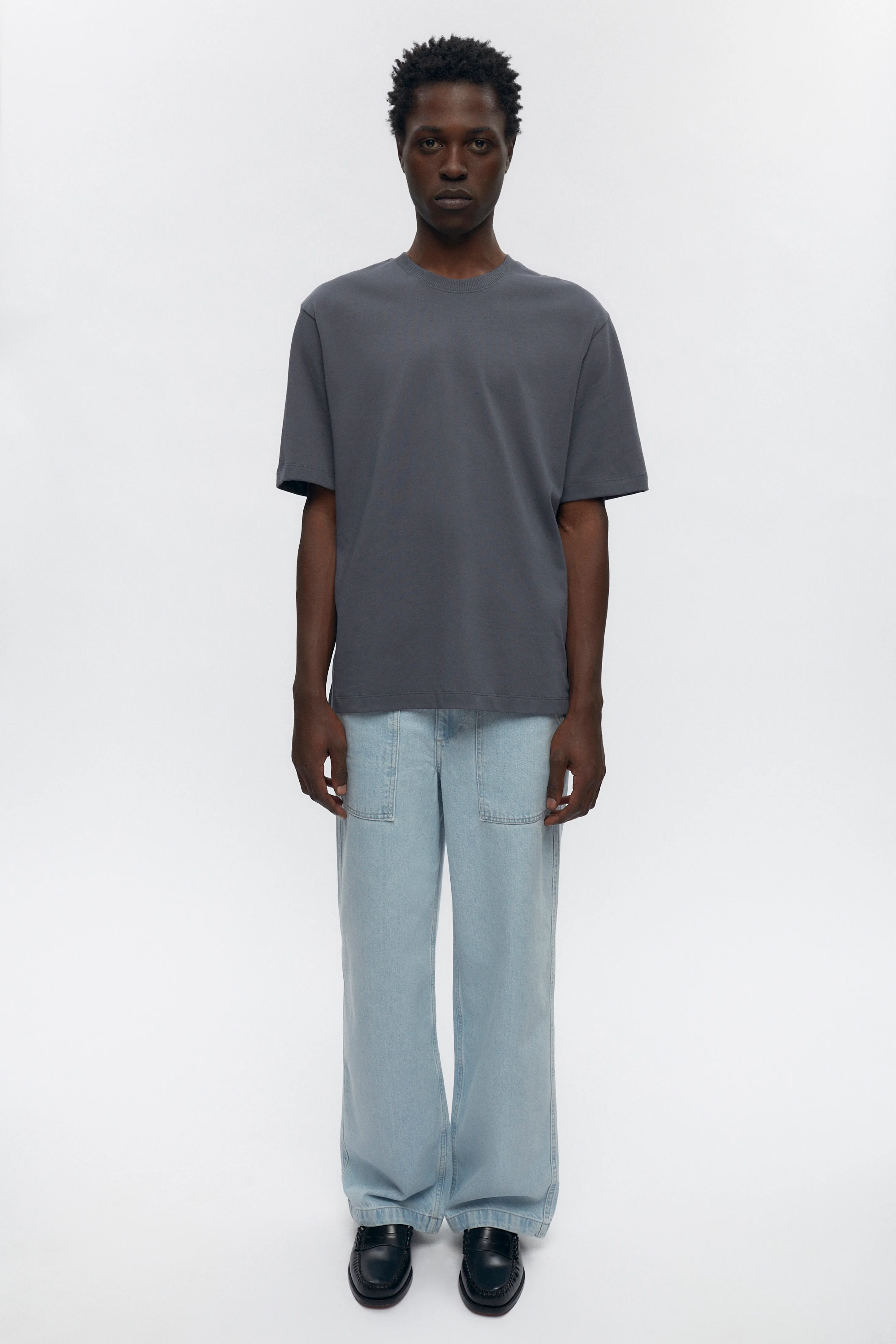 Men's Midweight Crew in Dark Dusk - Image 2