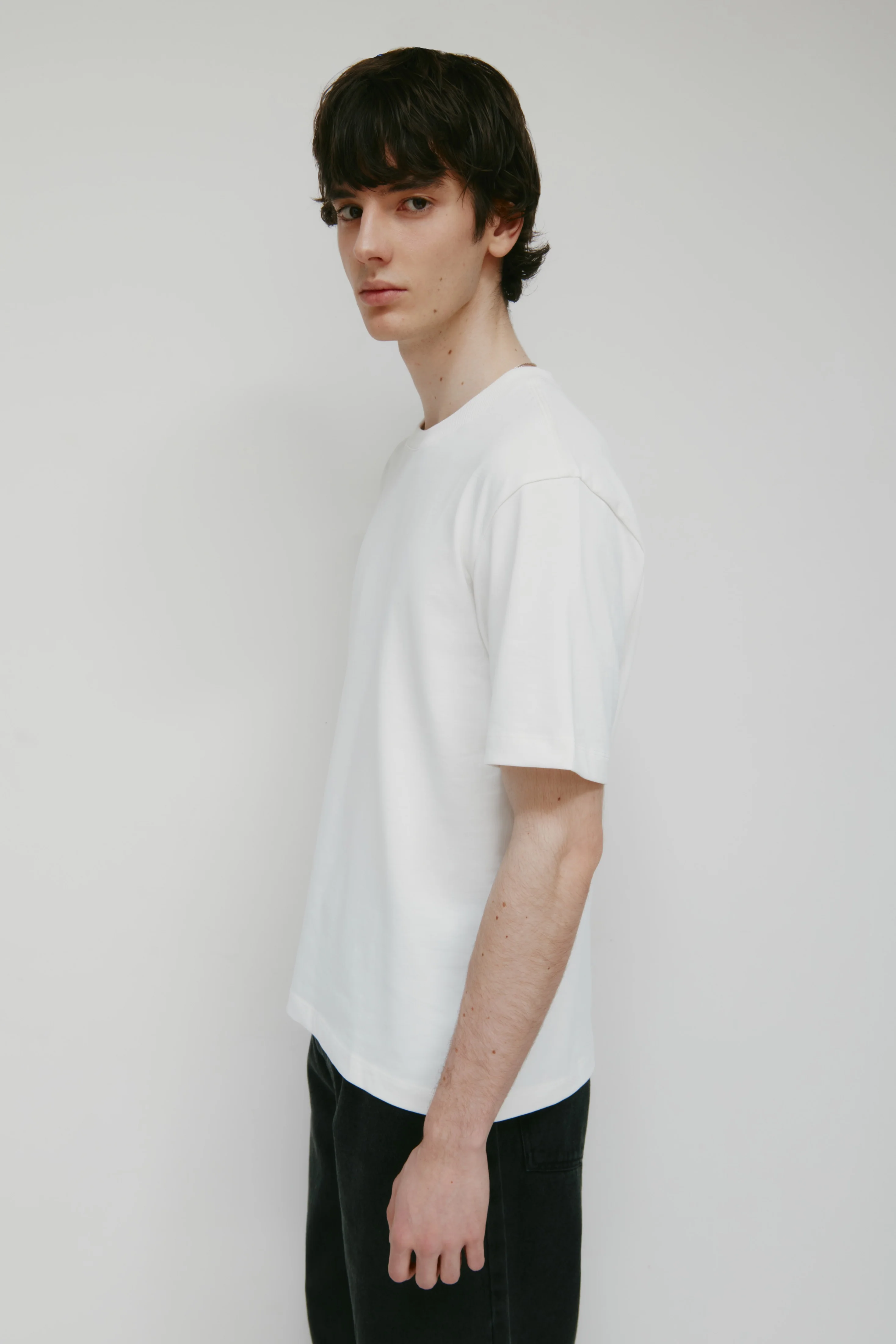 Men's Midweight Crew in White - Image 3