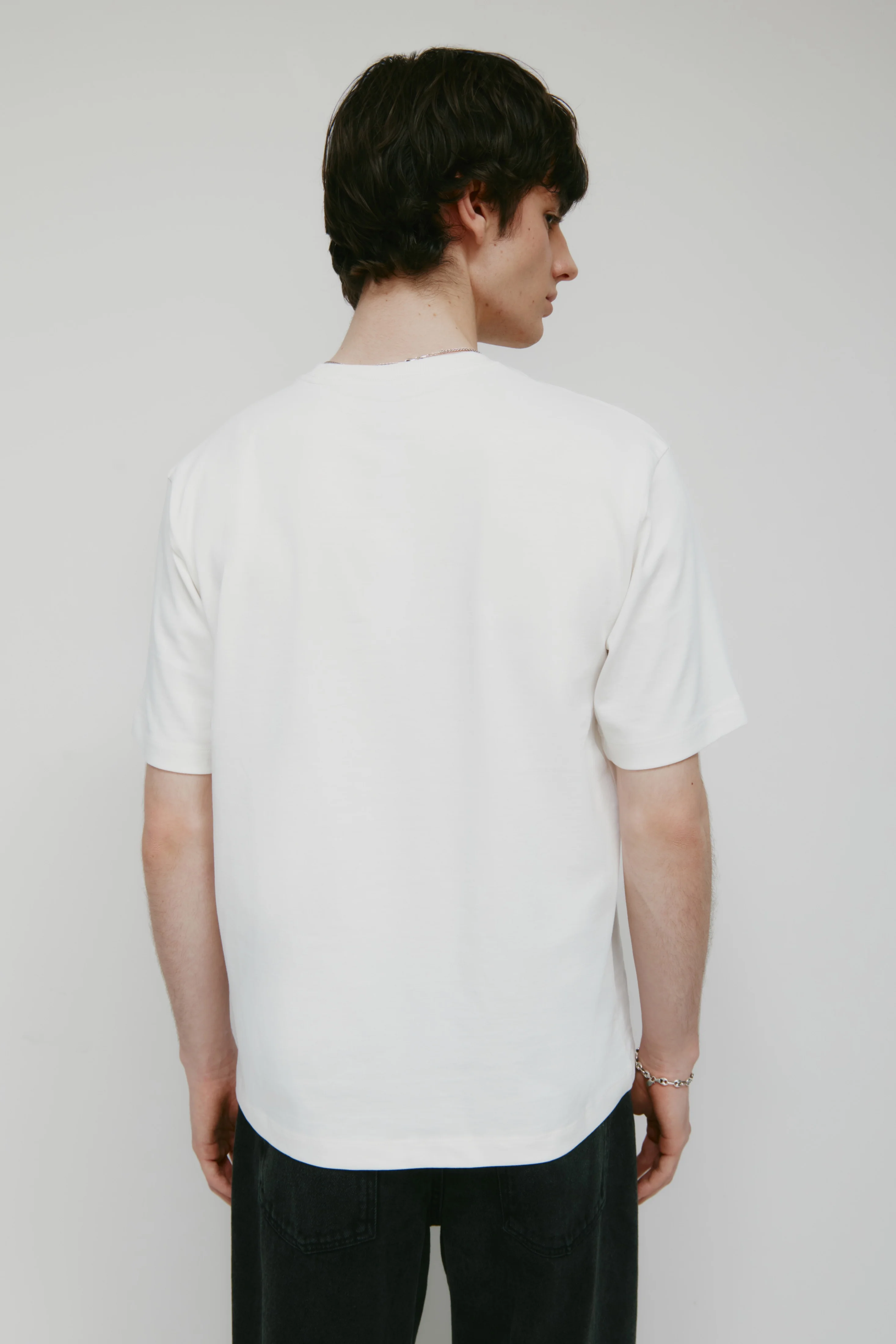 Men's Midweight Crew in White - Image 4