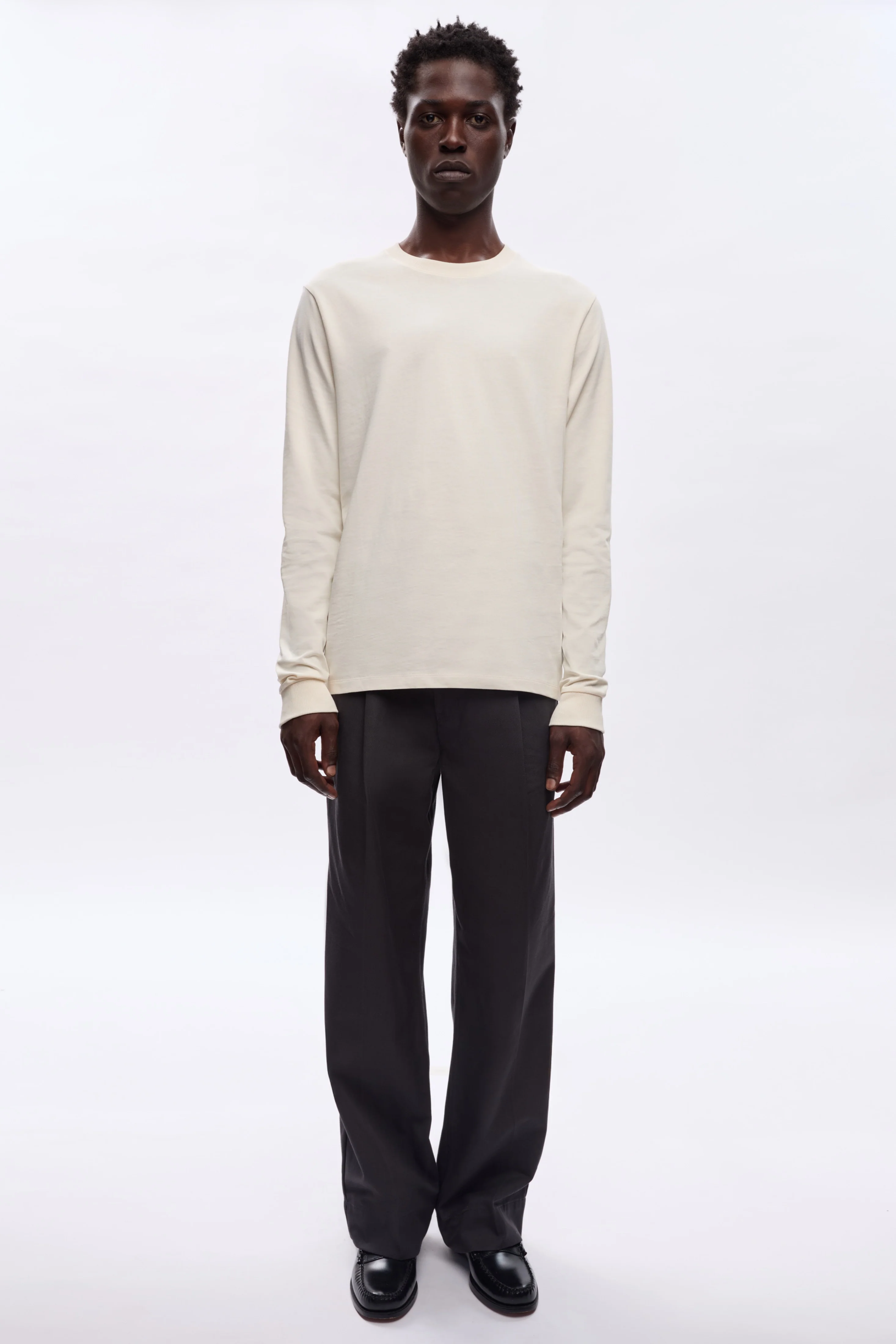 Men's Midweight Longsleeve in Natural - Image 2