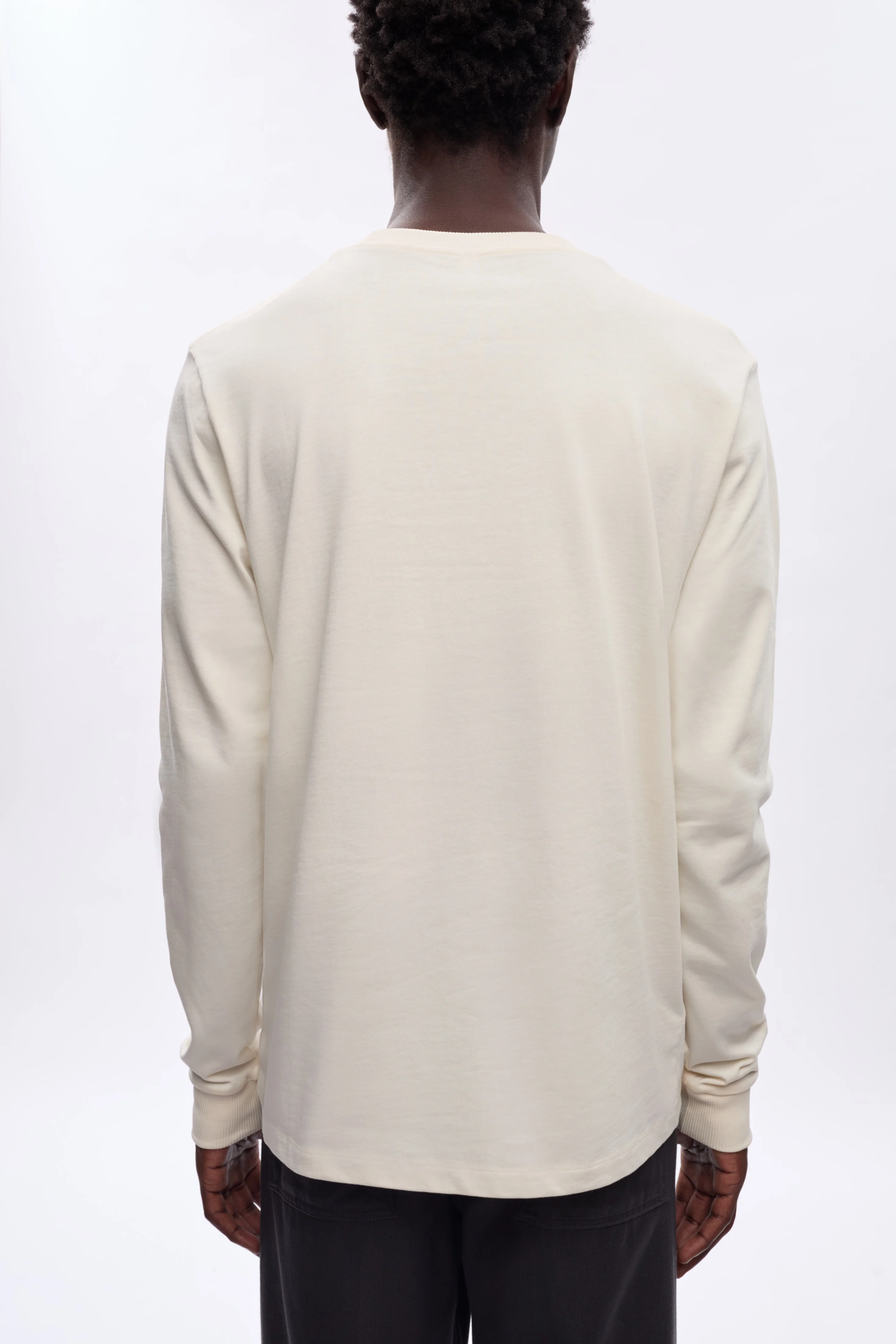 Men's Midweight Longsleeve in Natural - Image 4